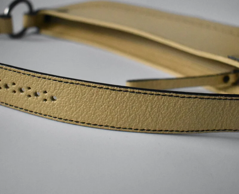 #45A TANNER KROLLE CREAM LEATHER HANDBAG