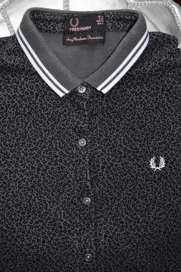 FRED PERRY-AMY WINEHOUSE FOUNDATION SPORTY SHIRT DRESS 