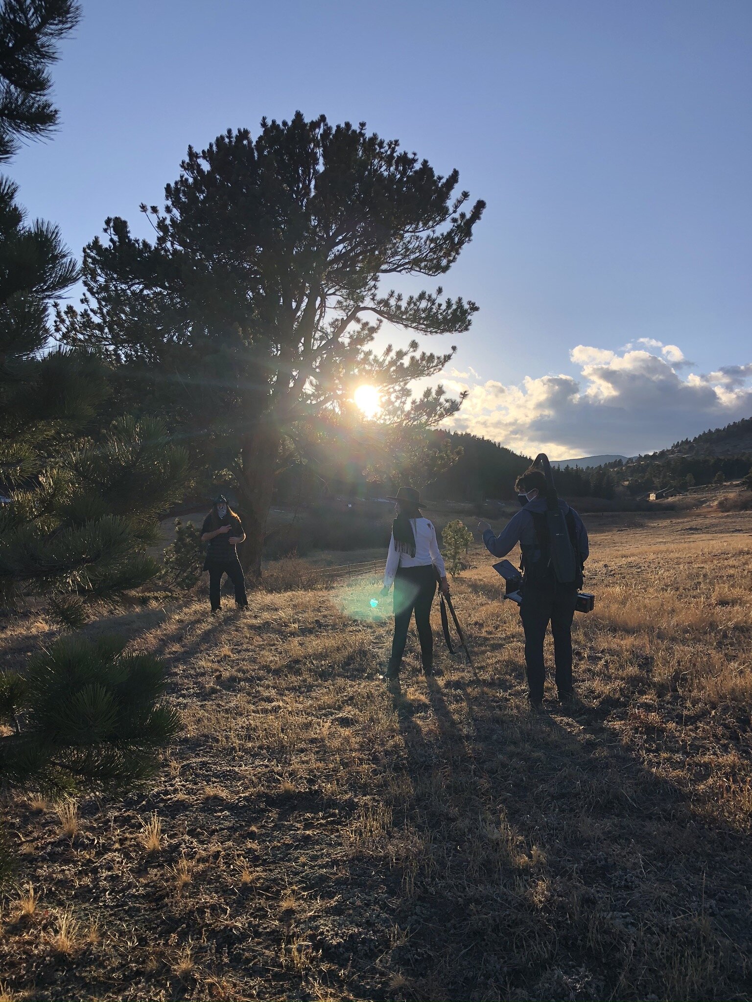  Jeff doing a bit of directing and shooting. 