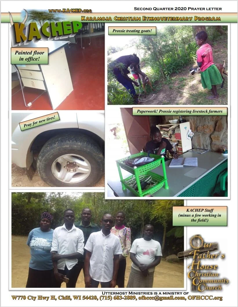KACHEP Prayer Letter 2nd Quarter 2020