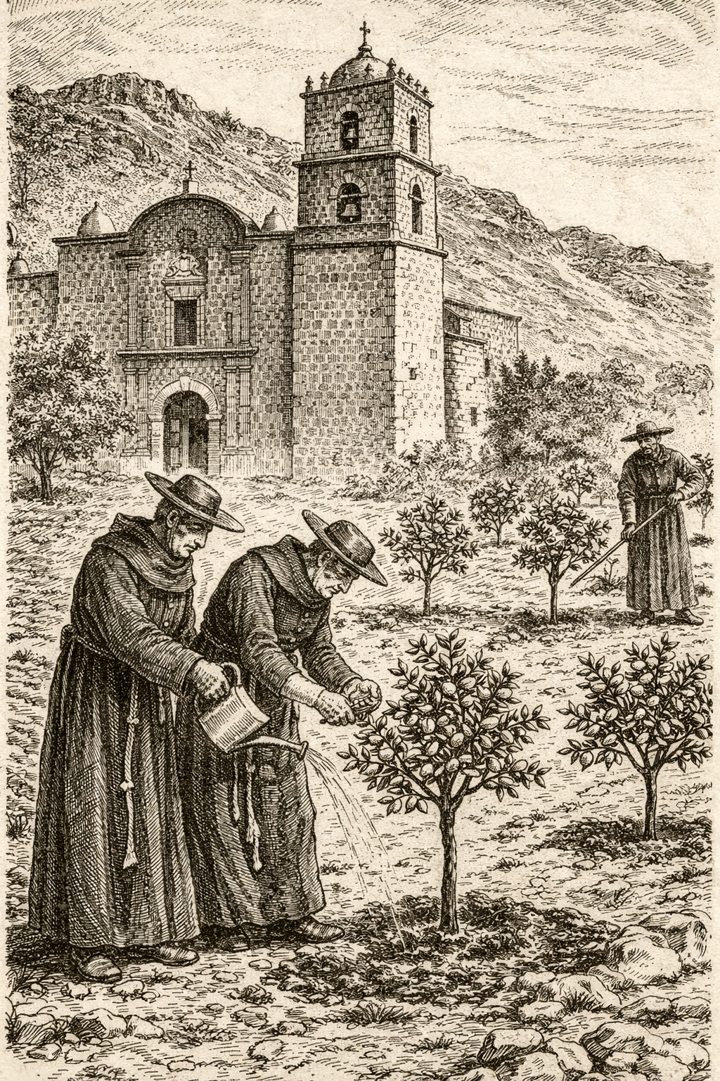 1700s Citrus Grafting at San Javier