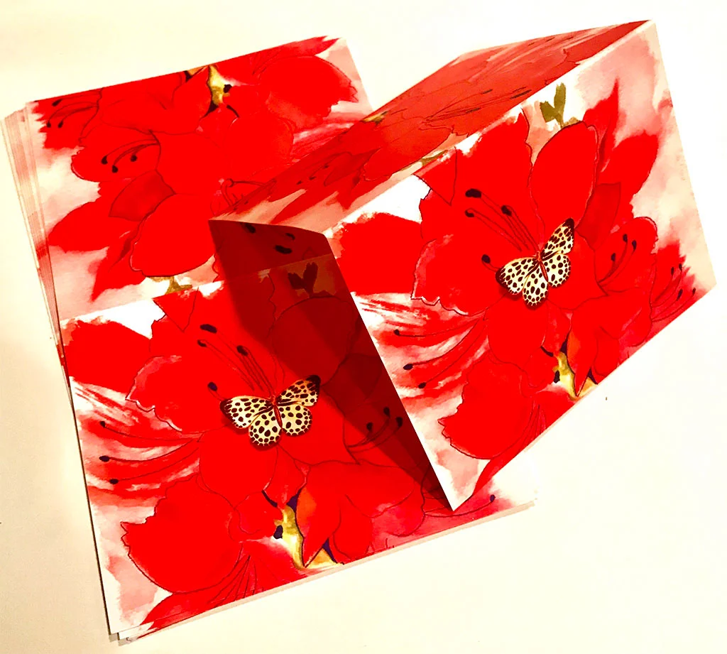 Azelea Note Cards Folded 4.25"x5.5"