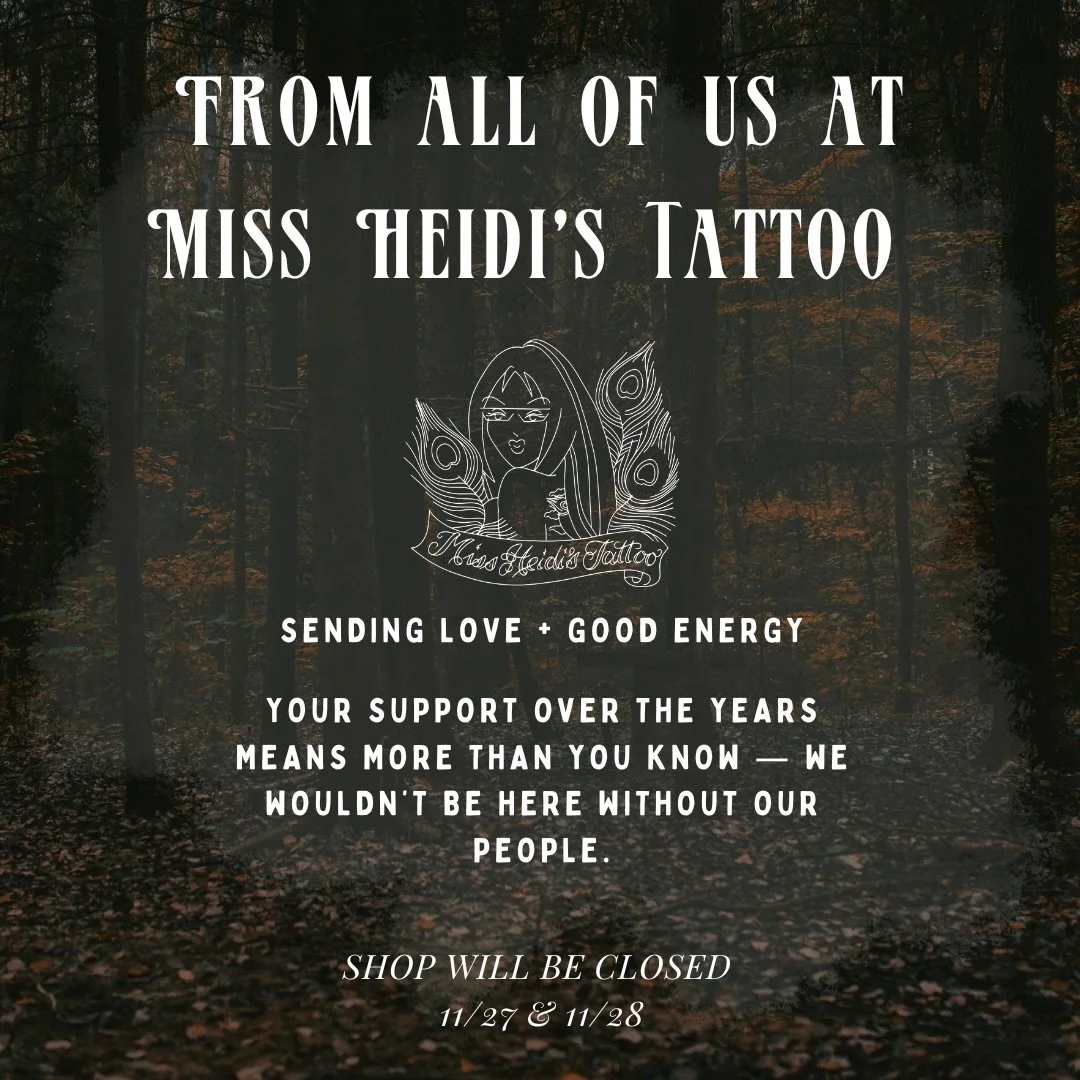 Grateful for every one of you who keeps this space thriving. Wishing you a gentle day. The shop will be closed 11/27 &amp; 11/28.