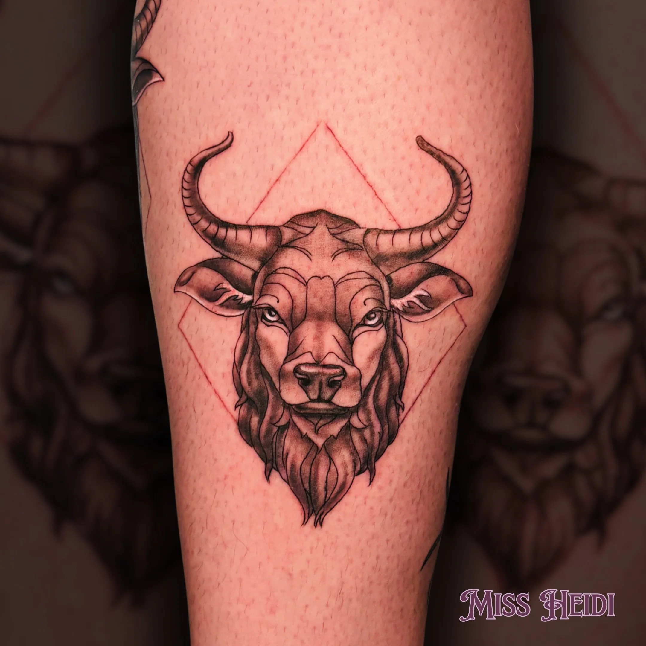 A recent custom bull for Taurus season. 

The depth Heidi achieved with the shading really makes the features pop, while keeping the overall design feeling sleek and illustrative.

Don&rsquo;t forget we&rsquo;ve got a special birthday gift exclusivel