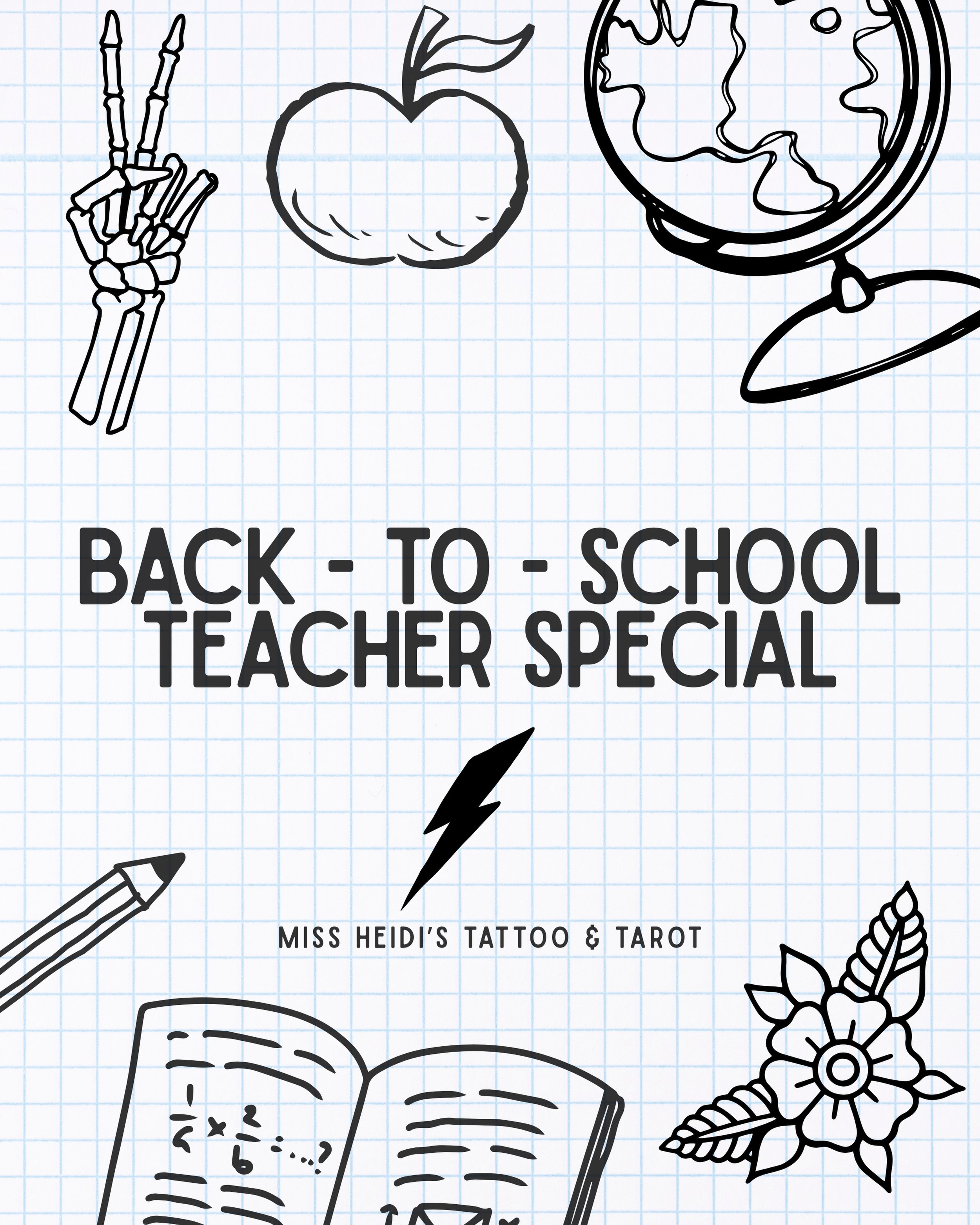 Class is (almost) back in session. 🎒✨
Before the lesson plans, the grading, and the morning bells take over, give yourself something permanent to celebrate. From July 5th through August 10th, we&rsquo;re treating our local educators and school staff