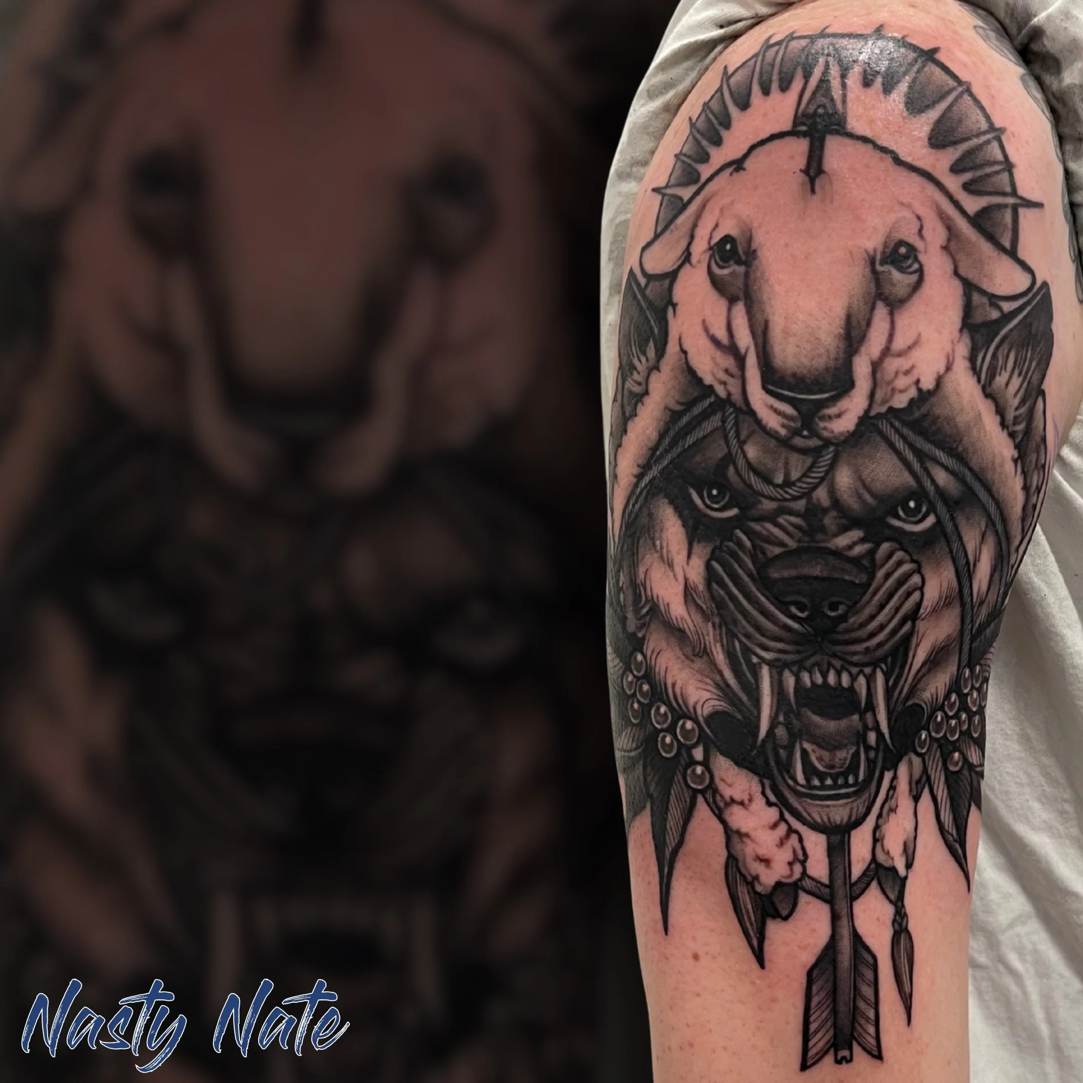 Bold, clean, and solid. Another heavy hitter done by @tattoos_by_nastynate ! 

Ready to add a heavy hitter of your own to your tattoo collection? Check out below on how to book in ⬇️:

🔗 Link in Bio
📱Text/Call: (407) 296 8860
📧Email: heidi@misshei
