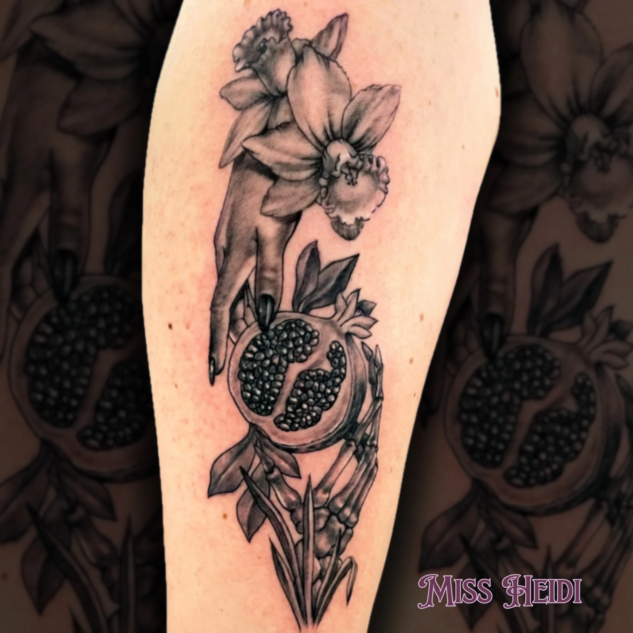Daffodils, pomegranates, and a little underworld magic. Miss Heidi nailed the eerie, romantic vibe on this custom Hades and Persephone design!

If you&rsquo;ve been sitting on a dark fantasy or mythology idea, we&rsquo;d love to see what you&rsquo;re