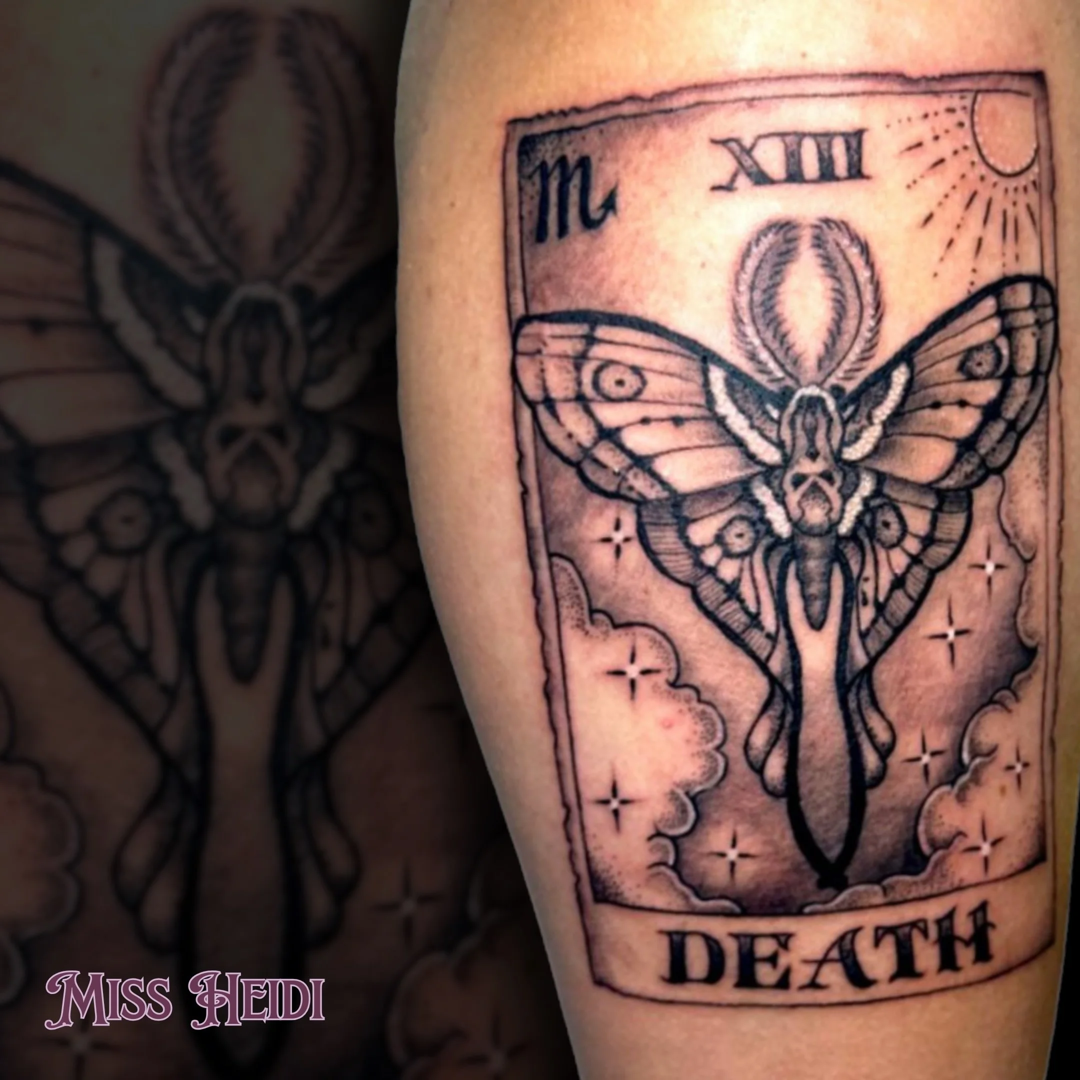 The Death card is all about new beginnings, and pairing it with a moth makes the transformation theme hit just right. Miss Heidi brought so much whimsical magic into this piece!

If the cards are telling you it&rsquo;s time for your next custom piece