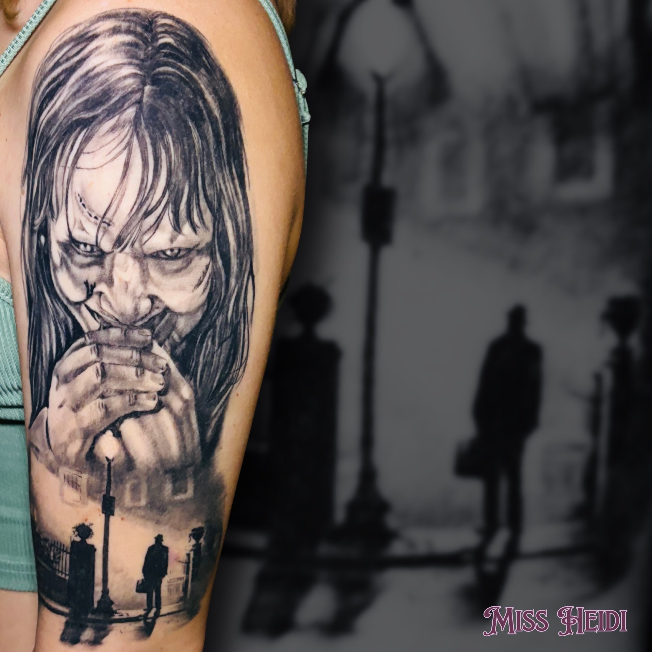 Pure horror nostalgia done right. Miss Heidi nailed the terrifying intensity on this custom Exorcist portrait

Ready to bring your favorite cinematic nightmare to life? Check out how to book for your next session below ⬇️ 

🔗Click link in the bio
📧