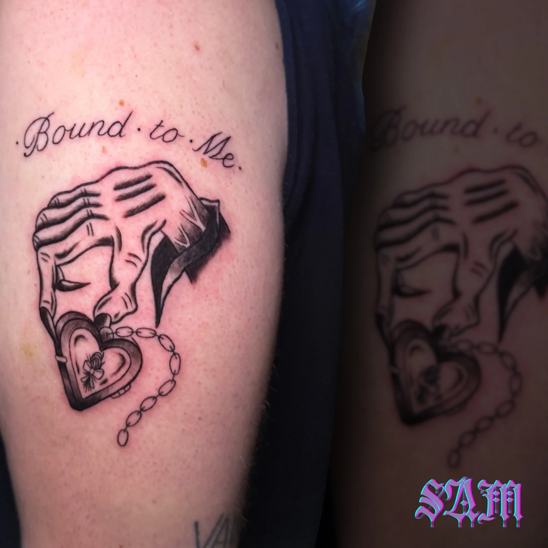 Bound to me, forever. 🖤 @samjadeink crushed this Nosferatu inspired piece!

What&rsquo;s your all-time favorite vampire movie? Make sure to leave a comment!

If you&rsquo;re ready to claim a spot on Sam&rsquo;s schedule check out below on how to boo