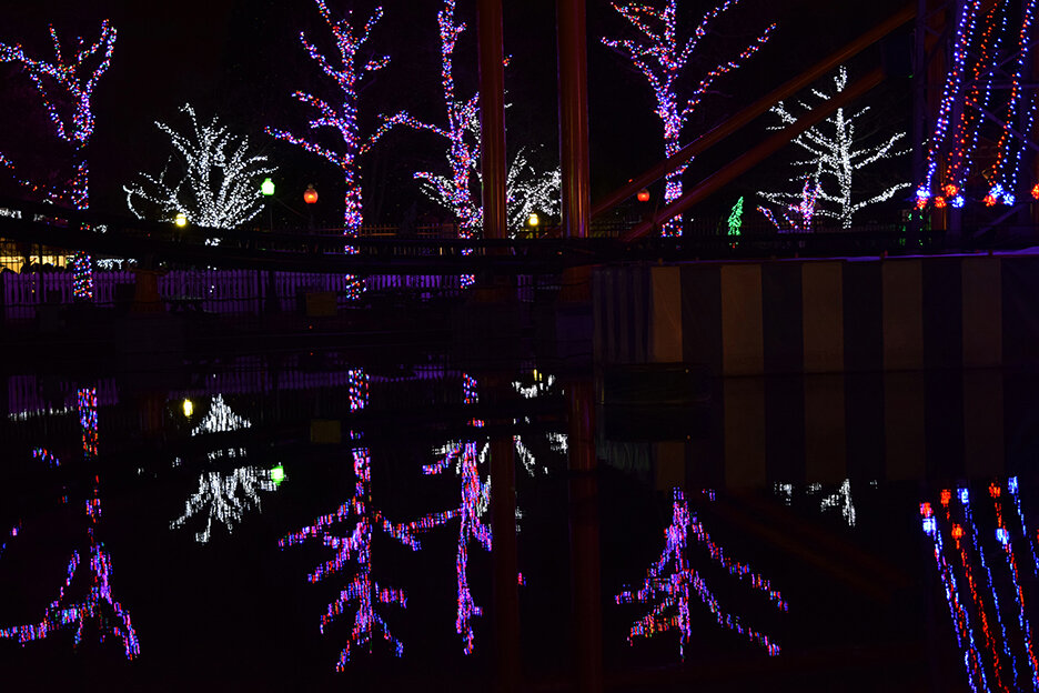  Holiday Lights at Kennywood  Photograph by Jennifer McCalla  