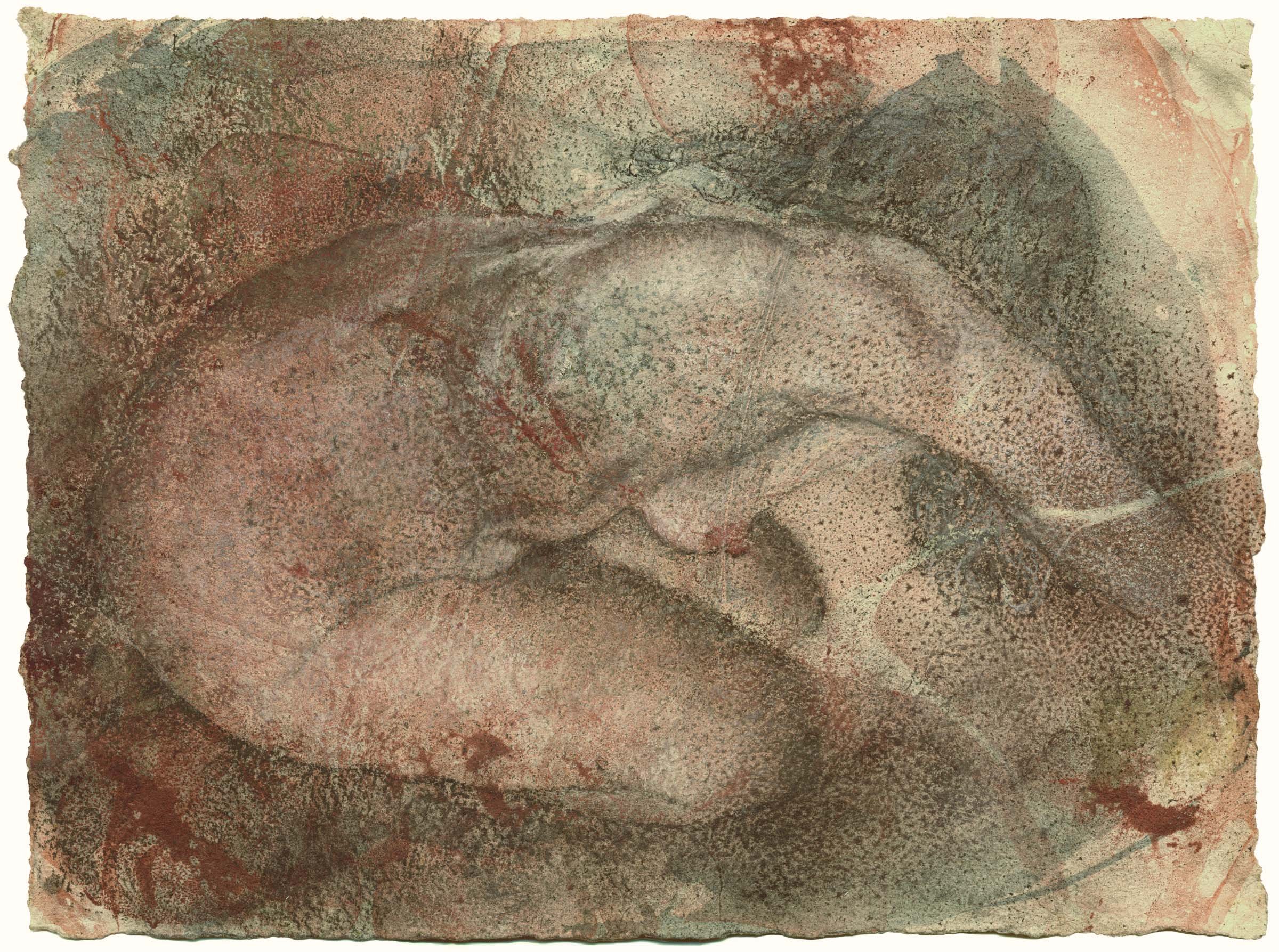 Stretching/kneeling figure