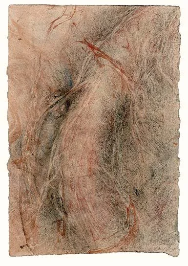  Spinal cord closeup, soft, 7 x 5 in., 2021 