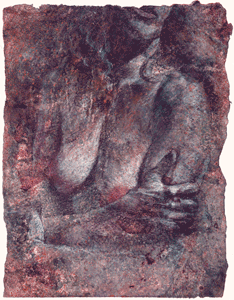 Blue breasts/hands