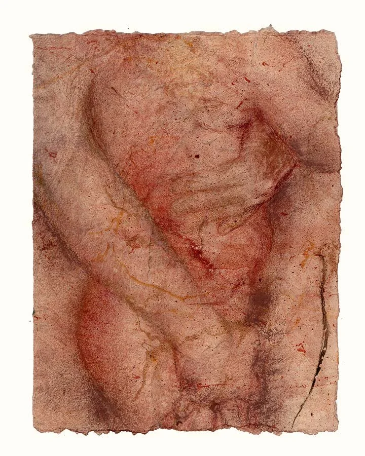  Profile couple, 11 × 8.5 in., Twinrocker Rotunda, 2025 
