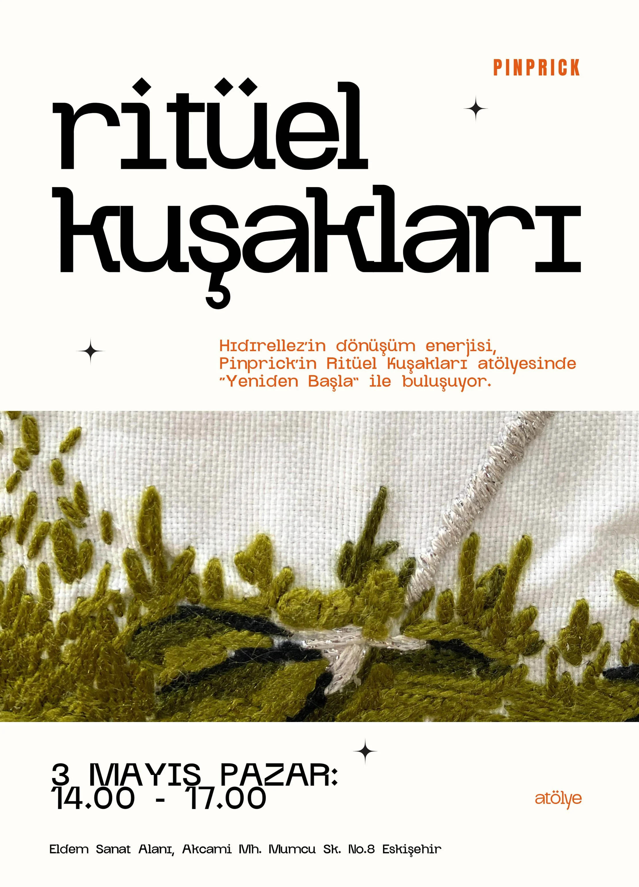 RİTÜEL KUŞAKLARI ATÖLYESİ - PINPRICK