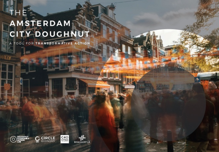 The city of Amsterdam has embraced the Doughnut Economics Model for all future public policy decisions. Image: Kate Raworth