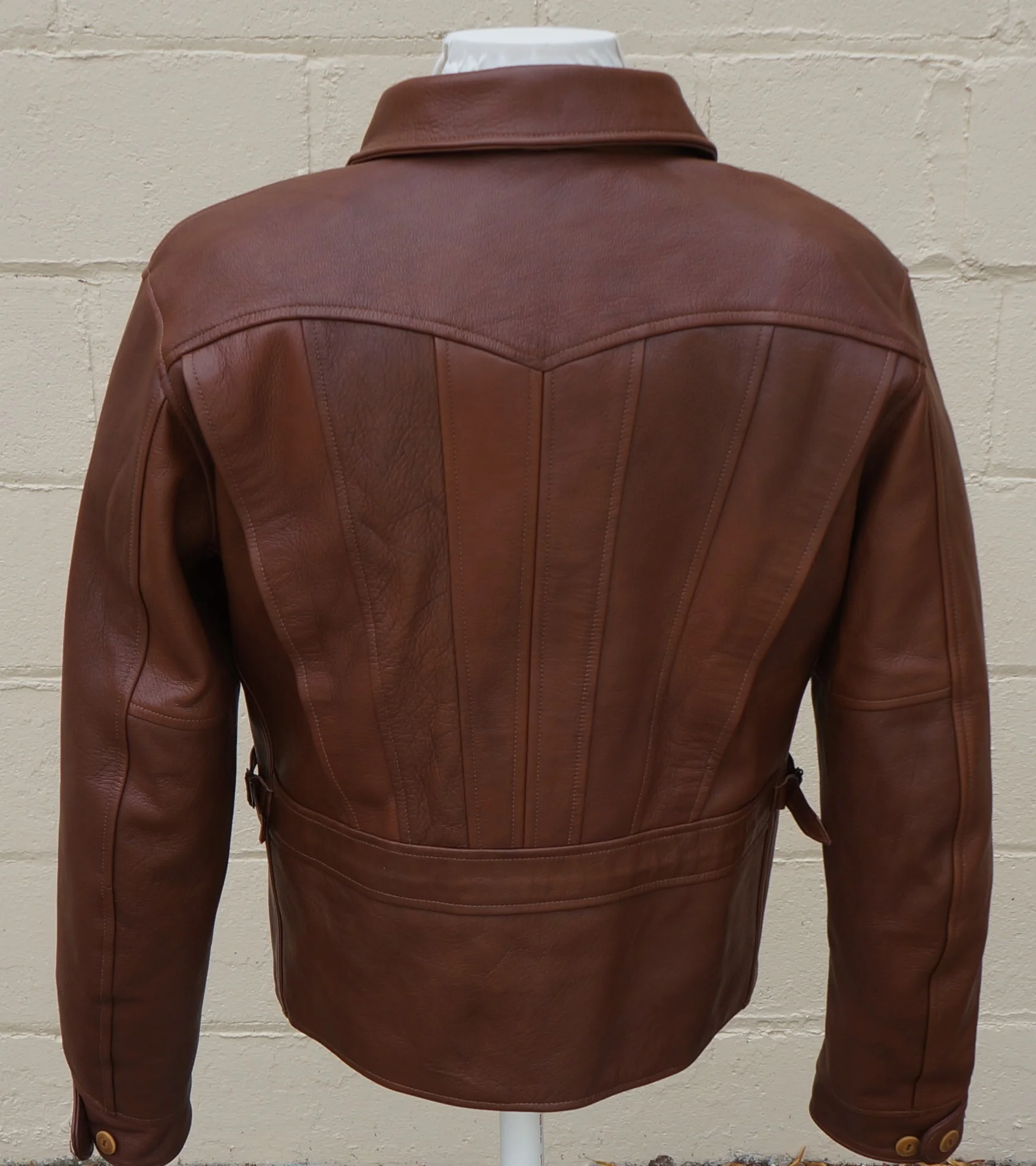 【おでん】OHOTORO Horizon Leather Jacket Oshwakhon Festival Motorcycle Jacket