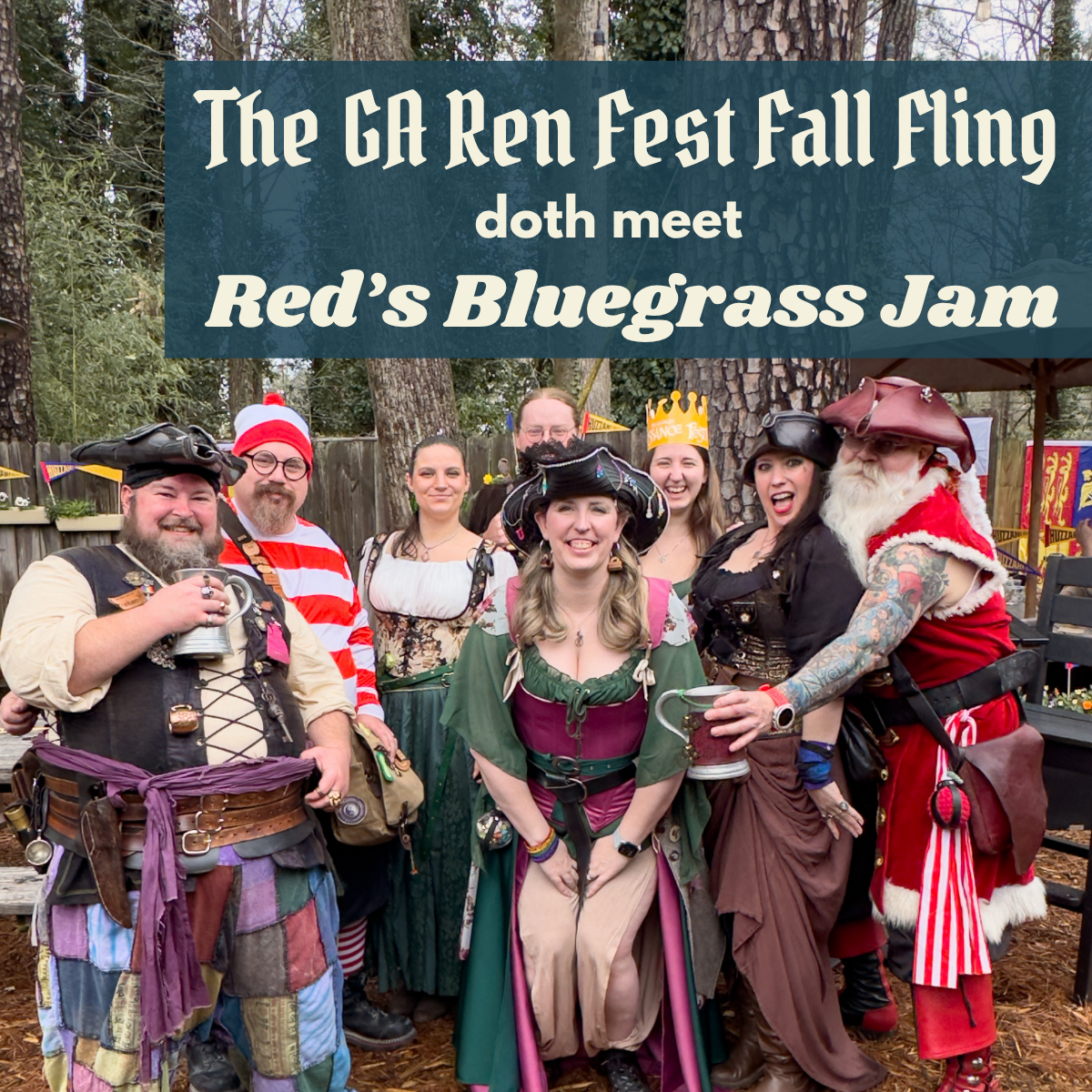 The Georgia Renaissance Festival Fall Fling ticket giveaway during Bluegrass! 