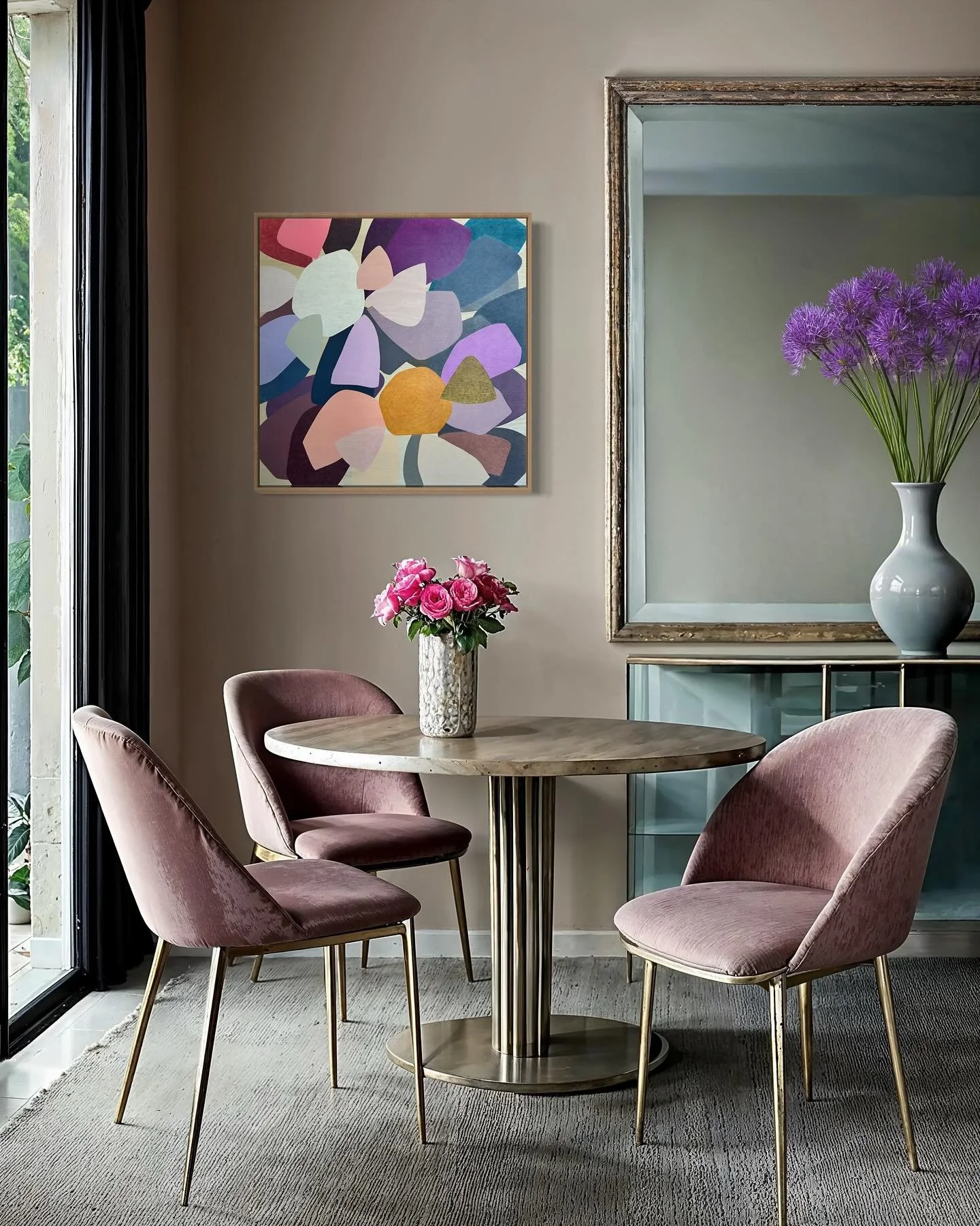 Promising Pretty is a favourite artwork from my solo exhibition. It&rsquo;s an unusual colour palette for me but oh so pretty!
Now available @thegalleryperegianbeach 

Promising Pretty, 80x80cm

#artwork #artgallery #artonthewall #roominspo #roomdeco