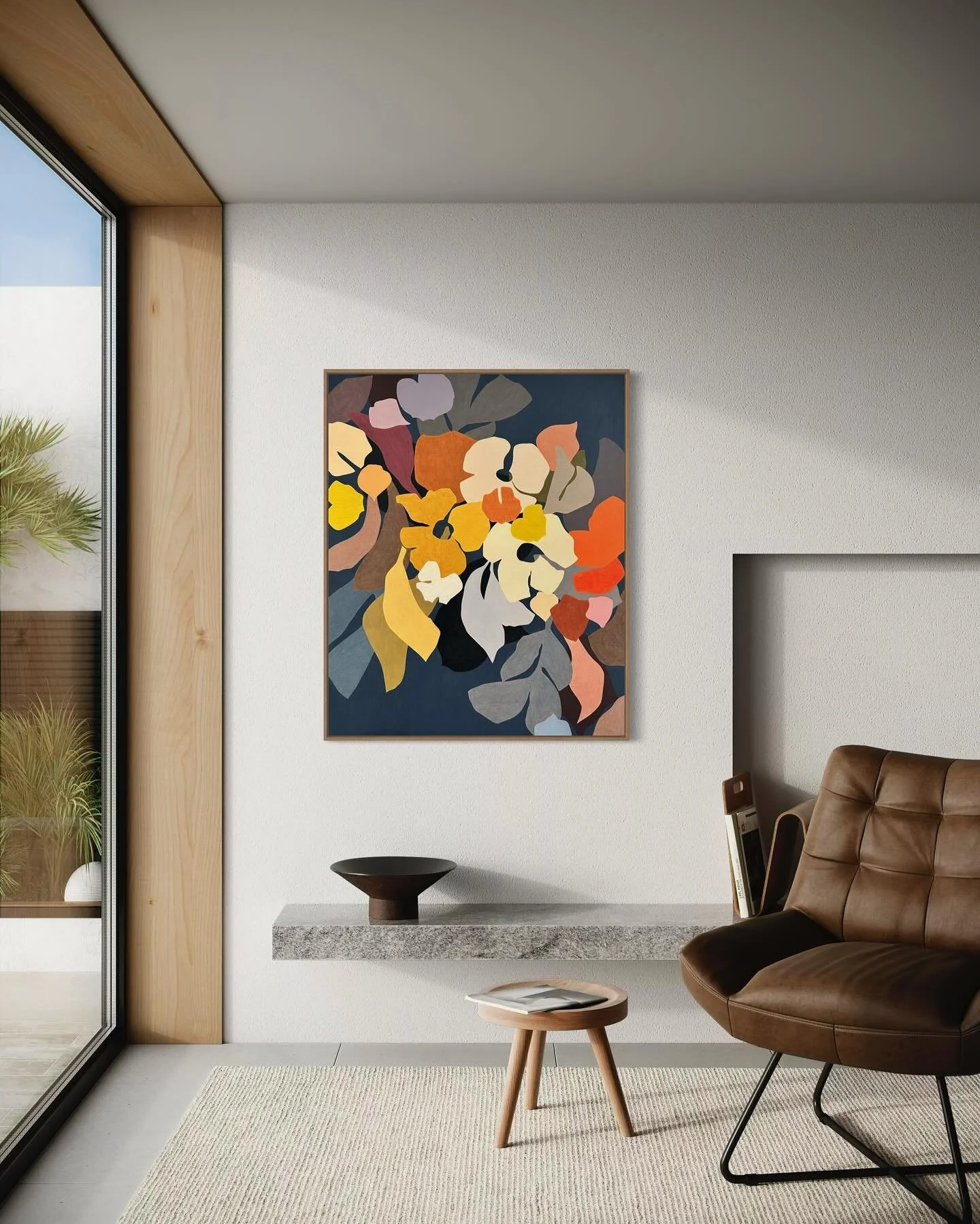 Island floral has to be one of my all time favourite colour palettes. Pops of colour grounded with lots of greys and natural tones. She brings energy with oodles of class. 

Island Floral 
110x90cm
Archival colour pencil on wood board, framed in Oak
