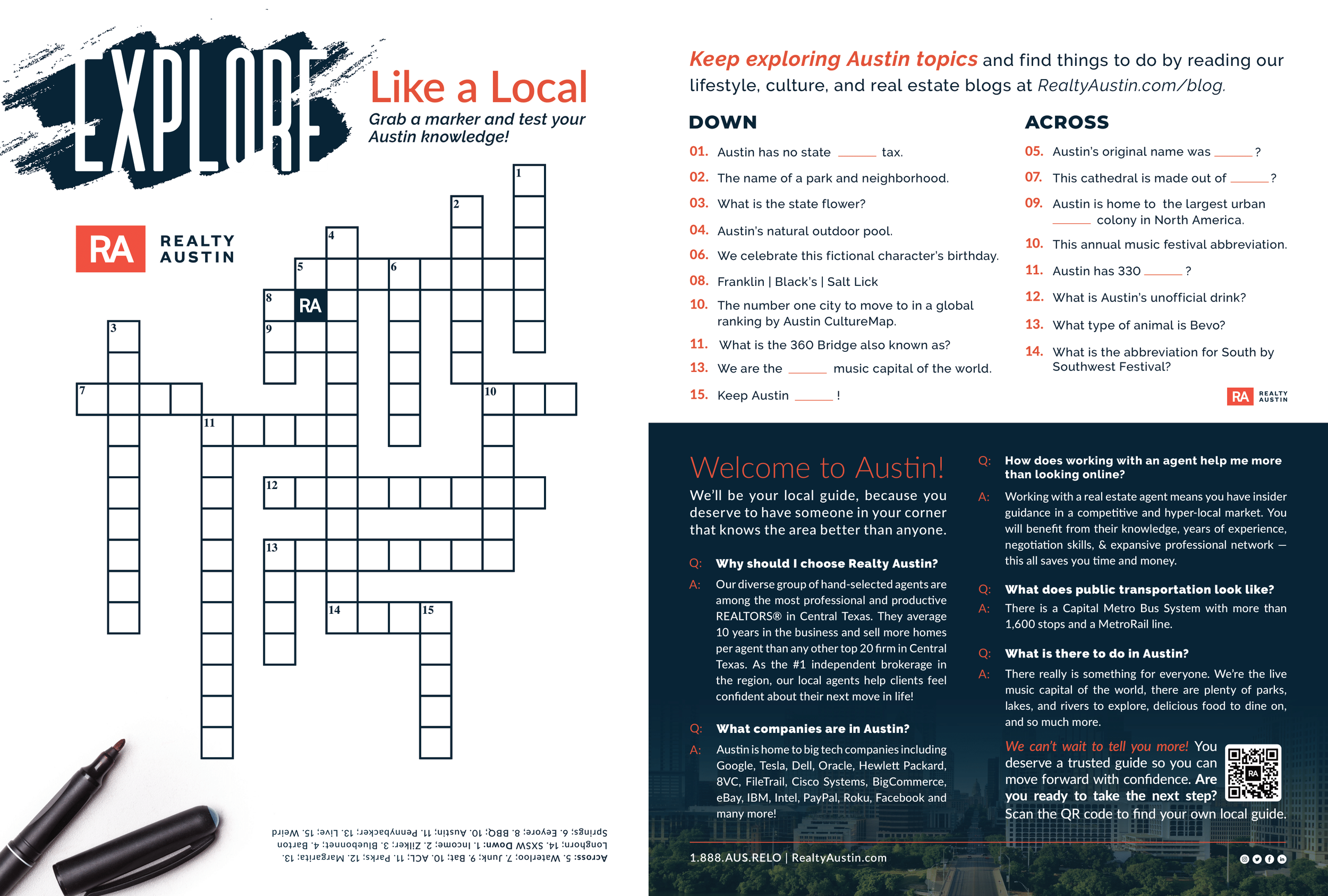 Print Campaign for Austin Relocation Guide