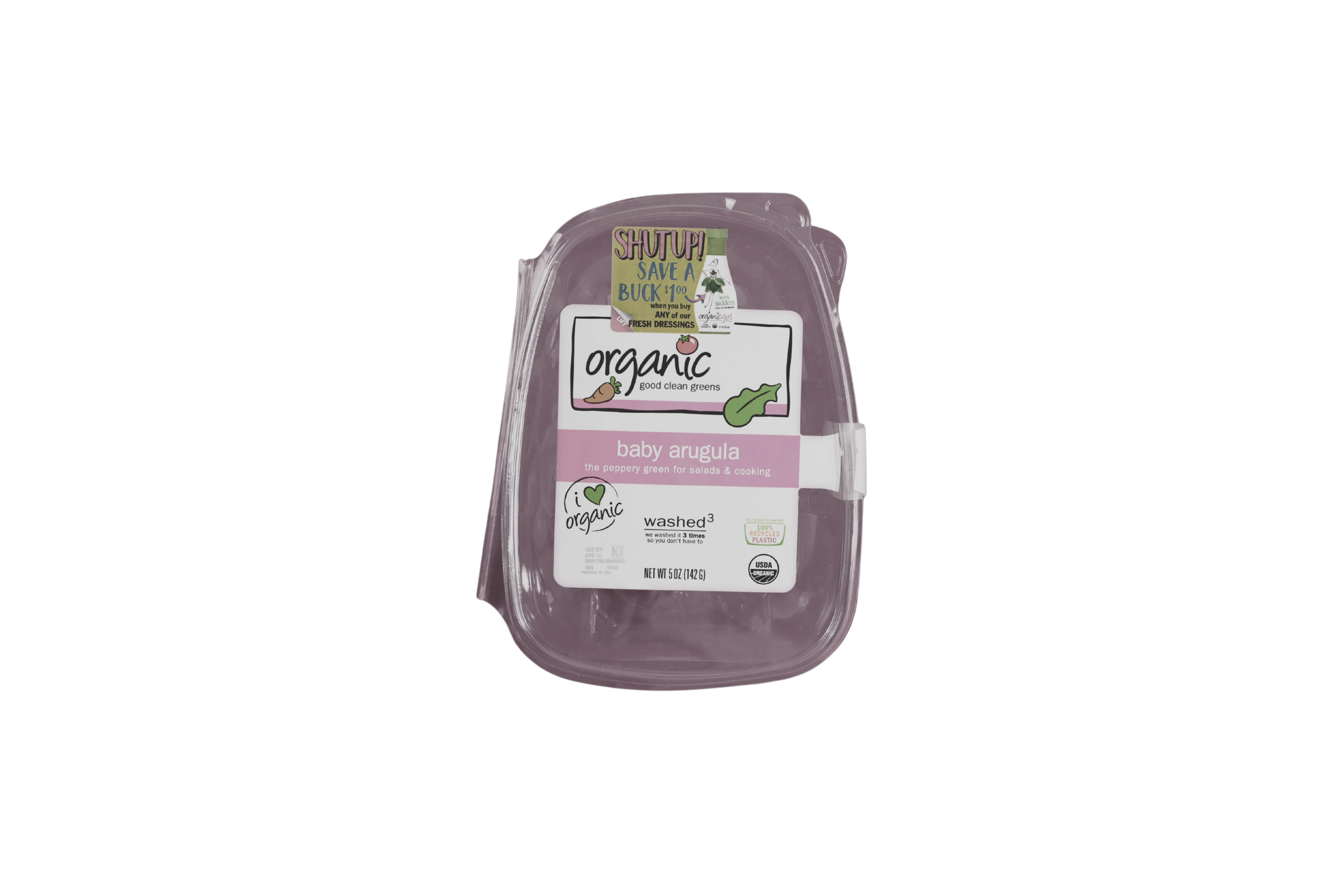 Empaques de plástico de frutas, verduras y hierbas 
