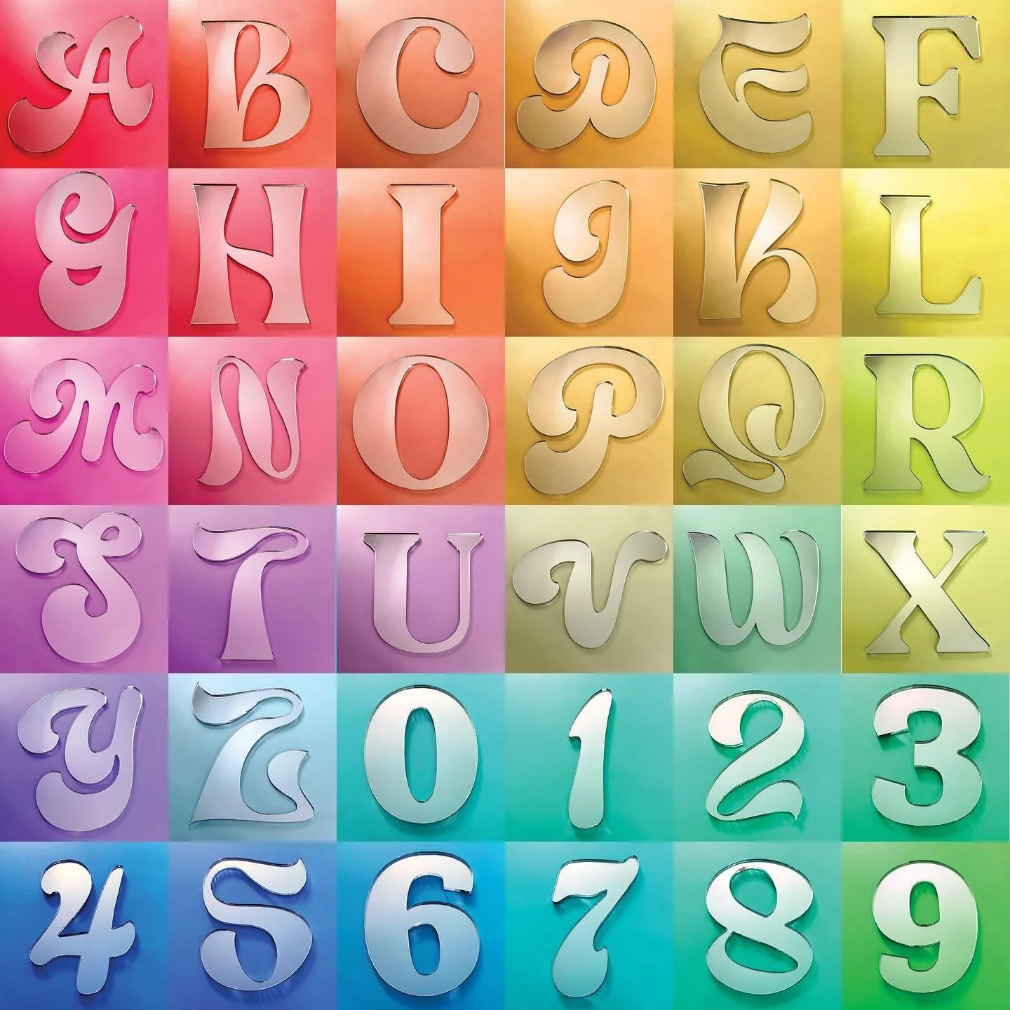 All 36 laser cut letters and numbers! I love participating in @36daysoftype and using the promot to challenge myself creatively. I&rsquo;ll be sharing a few of my favorites from other artists in my stories today 🤪
.
.
.
.
#36daysoftype #36daysoftype