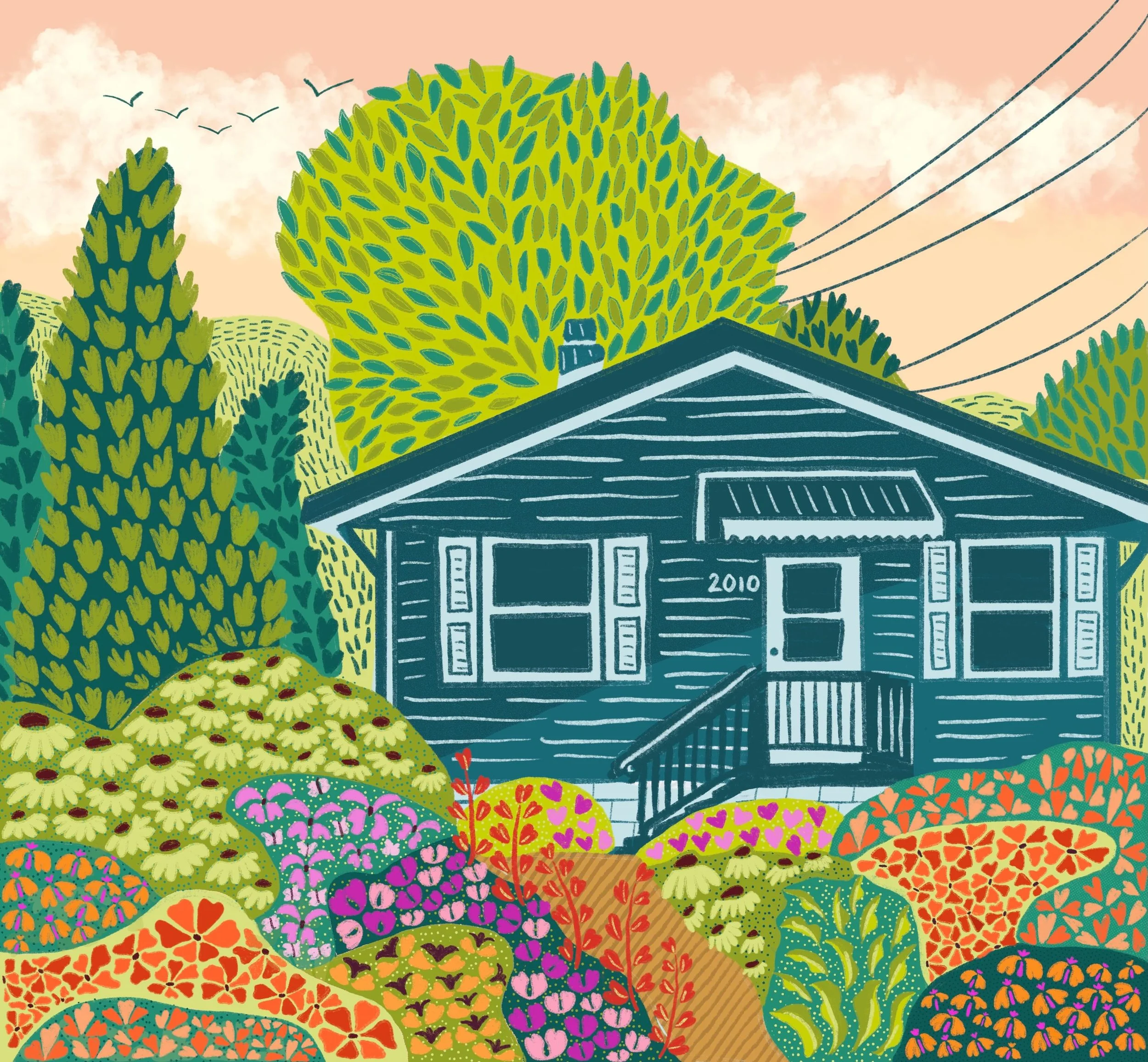 Home is where the puzzles live 🌈🧡🌸🧩