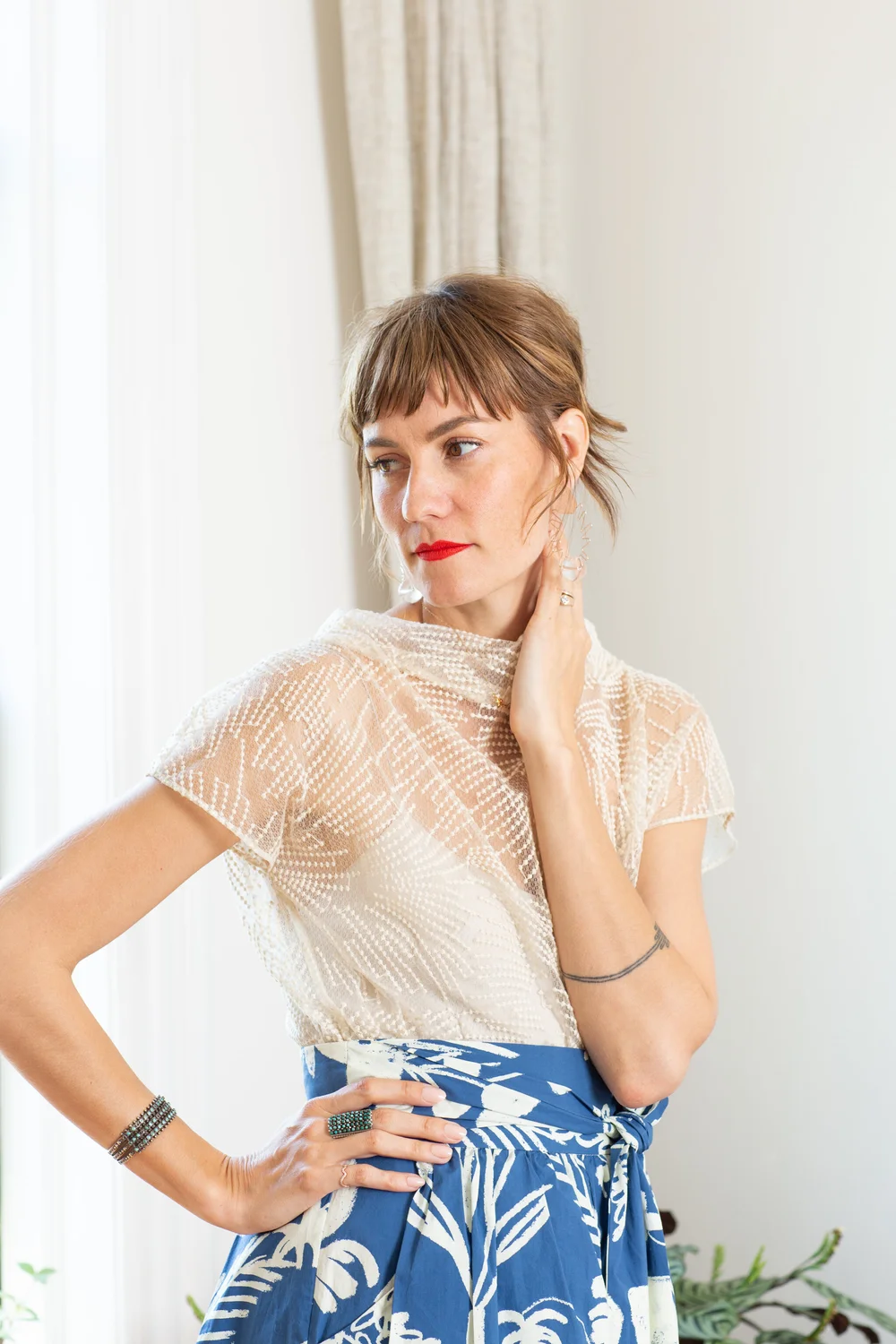  Fashion Designer turned Strategic Business Advisor Gretchen Jones. Photograph by Dina Kantor. 