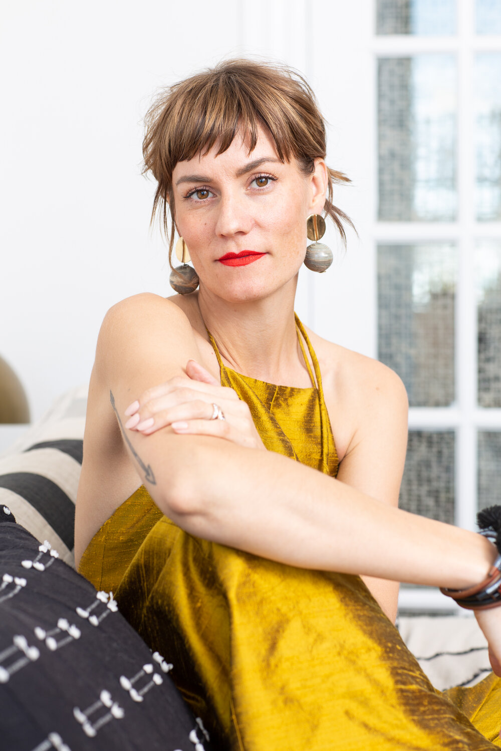  Fashion Designer turned Strategic Business Advisor Gretchen Jones. Photograph by Dina Kantor. 