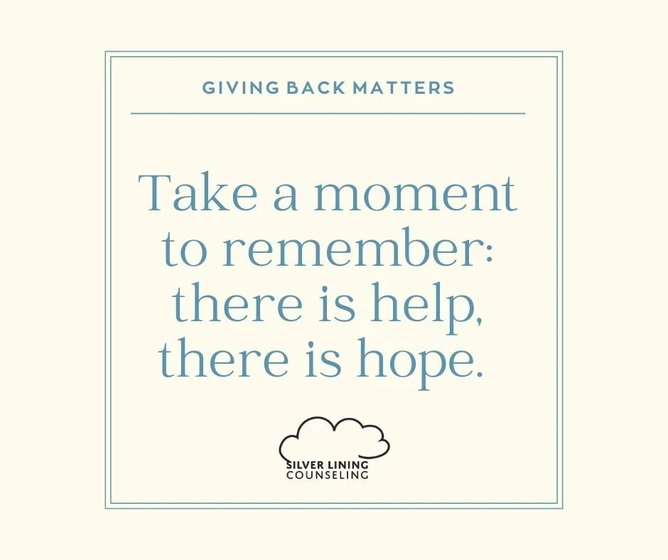 SPECIALTIES + ISSUES — SILVER LINING COUNSELING