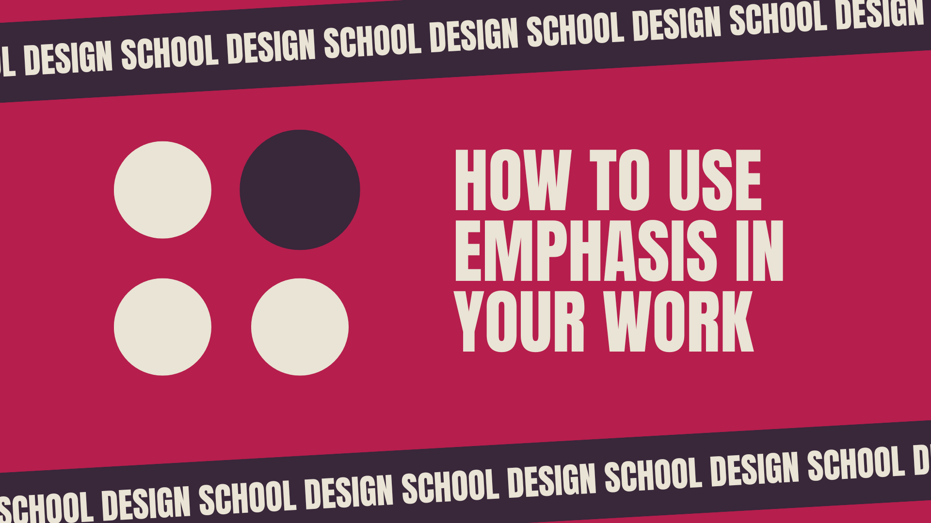 Design School How To Use Emphasis In Your Work Samuel J Stroud