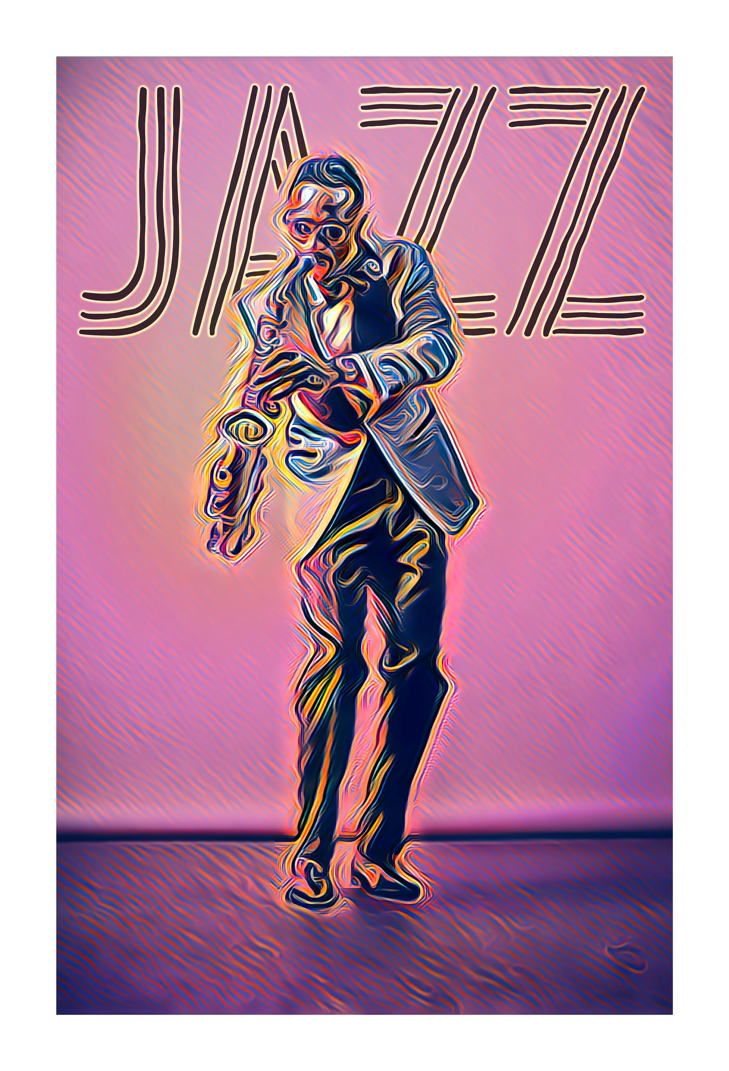 Jazz Man Art Print