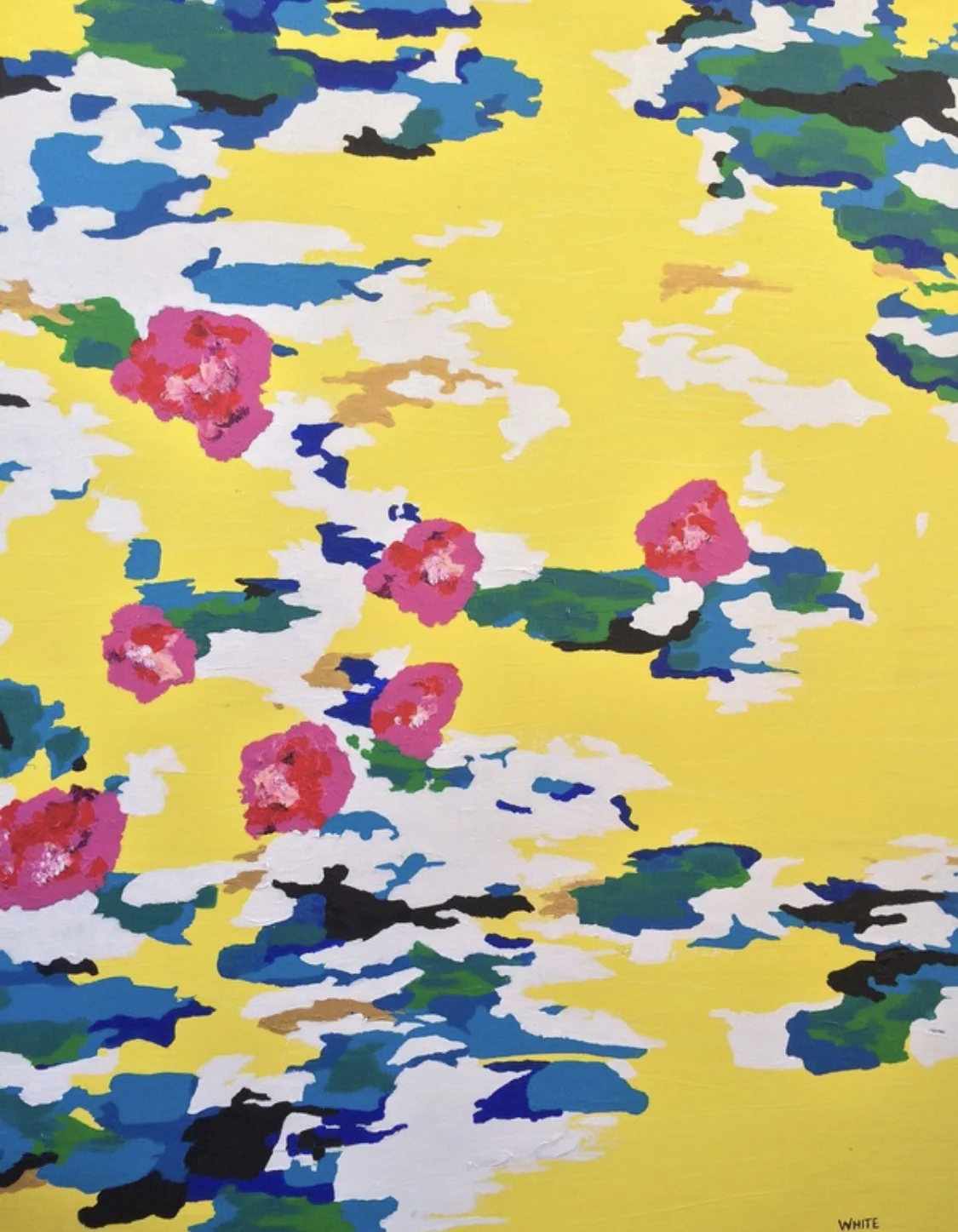 Mother's Housedress original acrylic painting
