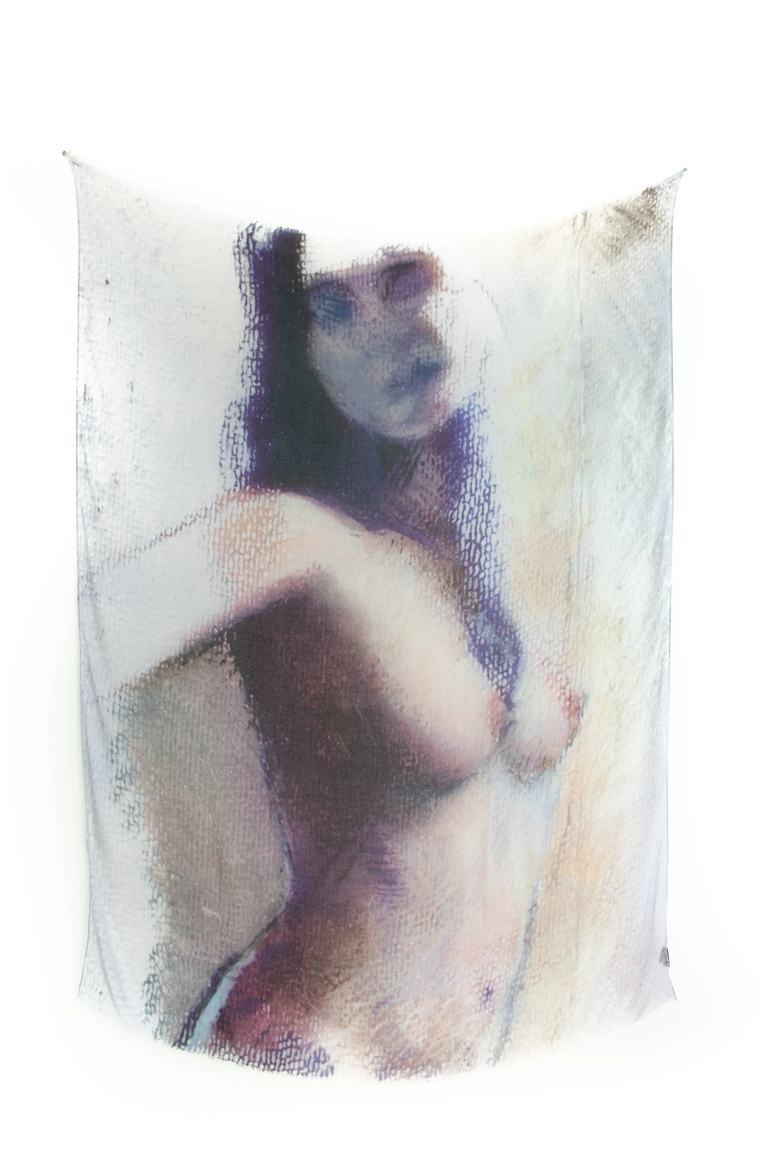 Nude image art scarf