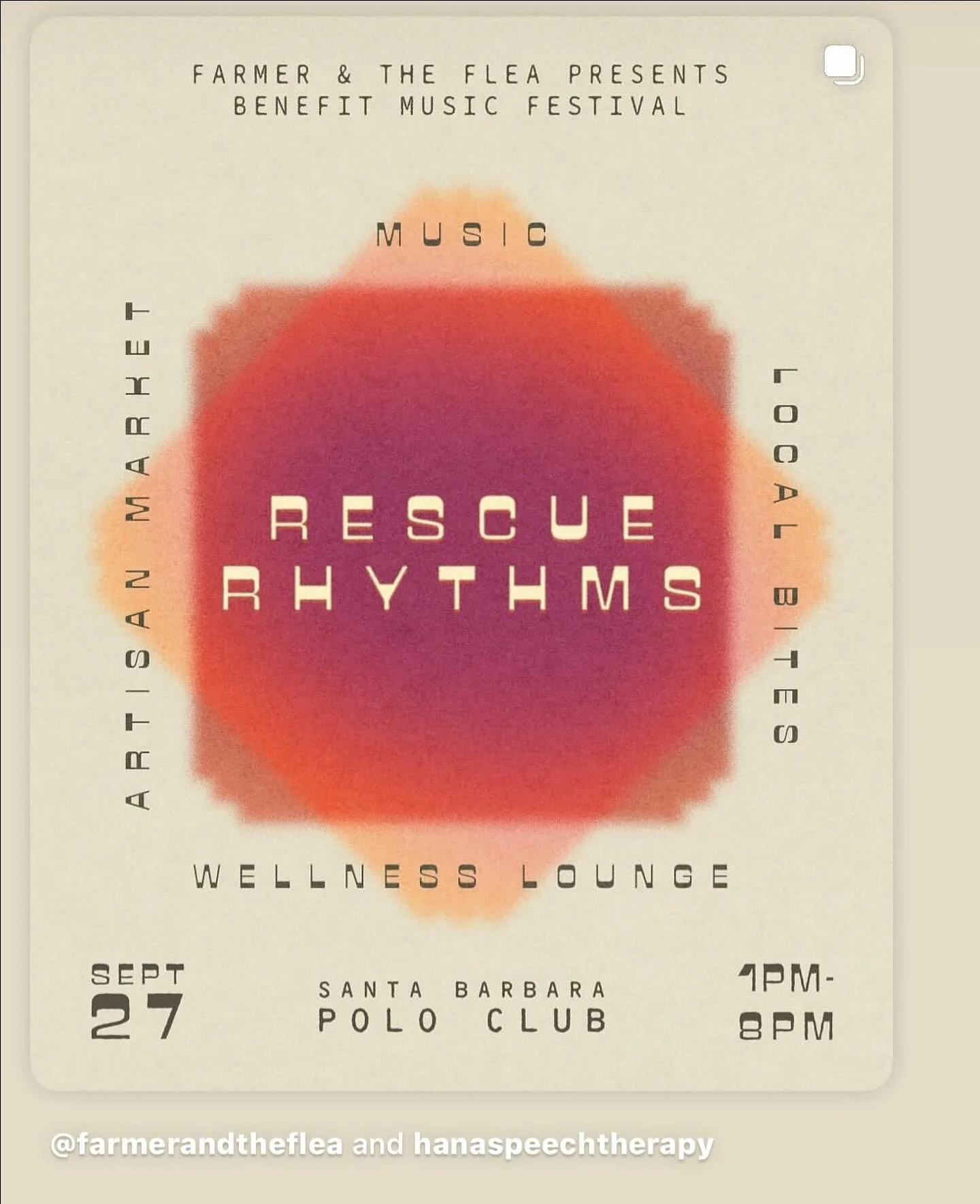This is going to be a very cool event! Join us at @farmerandtheflea. Music, food and come by @col.lab.co and say hello! Ticket links in bio. See you there!