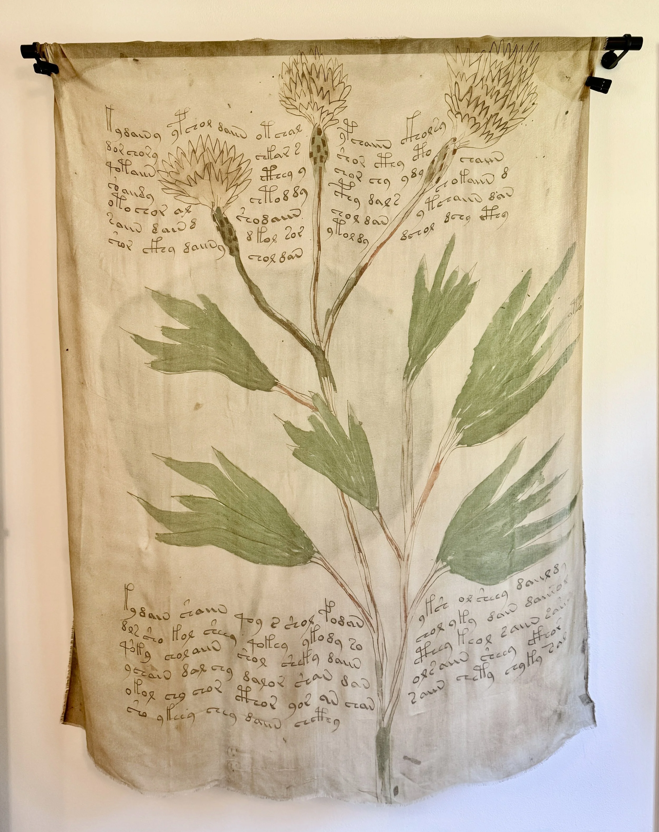 Voynich Botanical II Scarf