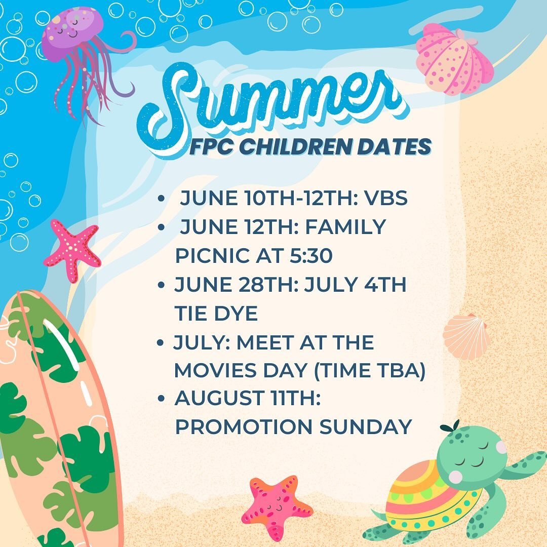 We are so excited to announce our summer dates!!🌊 
We hope to see everyone their!
