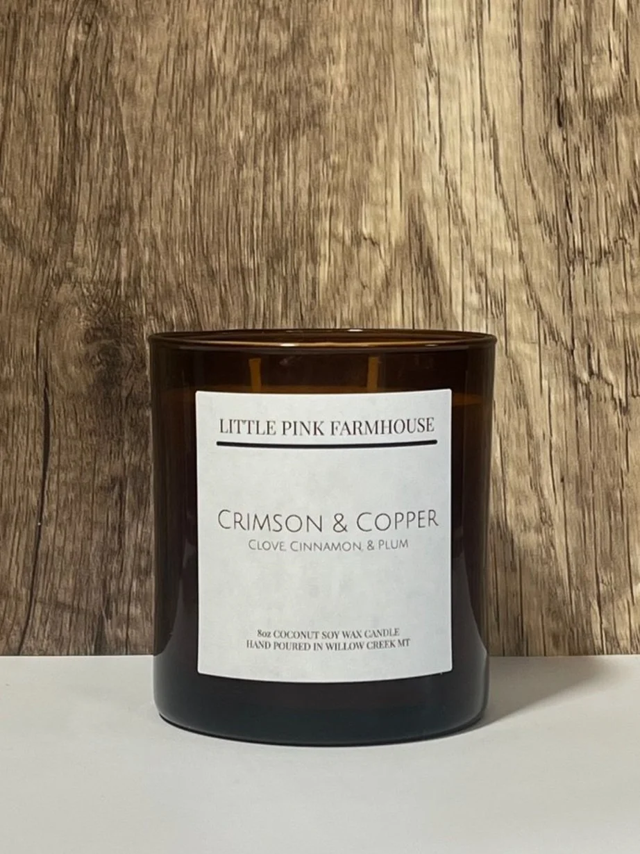 Crimson & Copper Glass