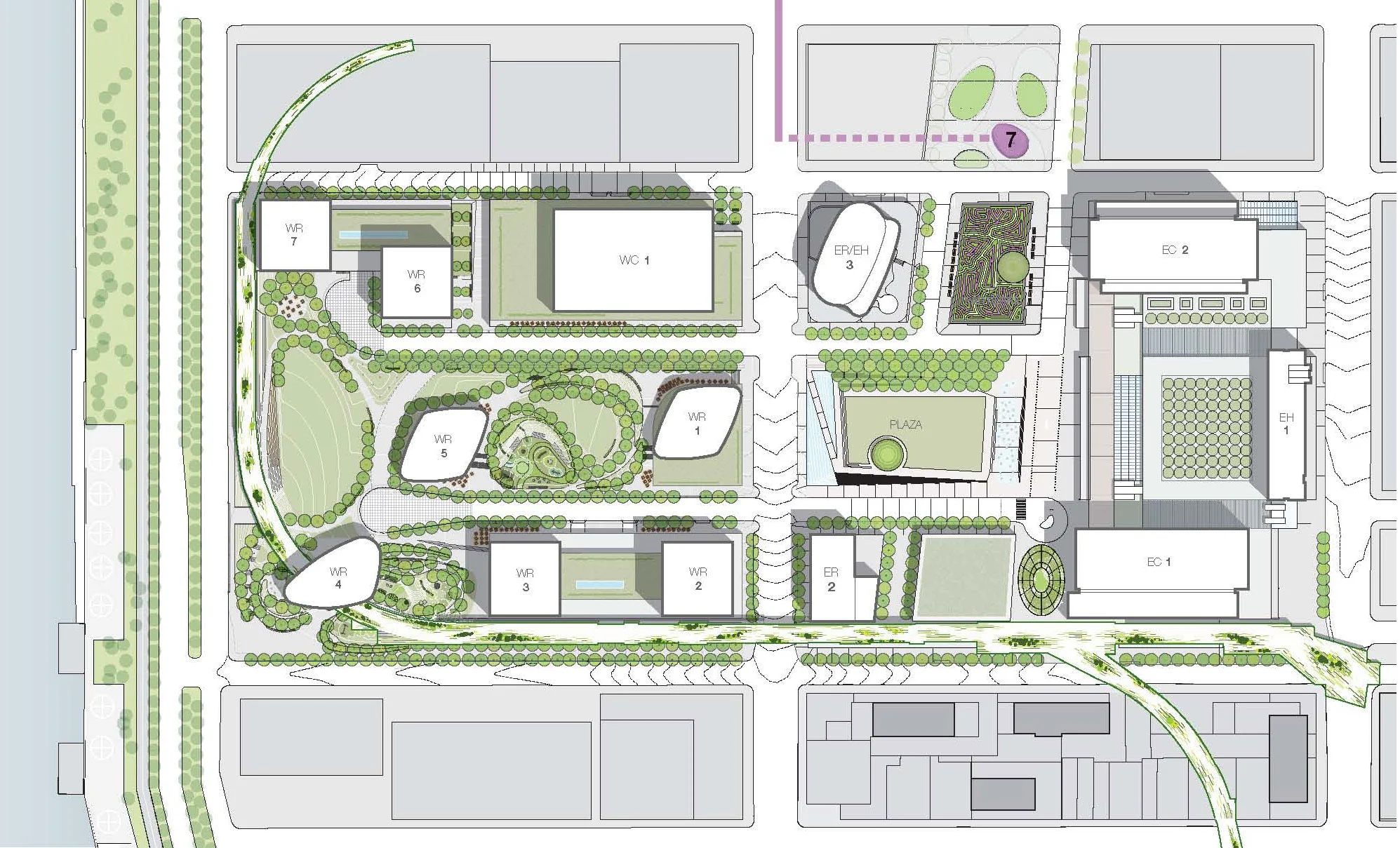 2009 Site Plan (click to enlarge)