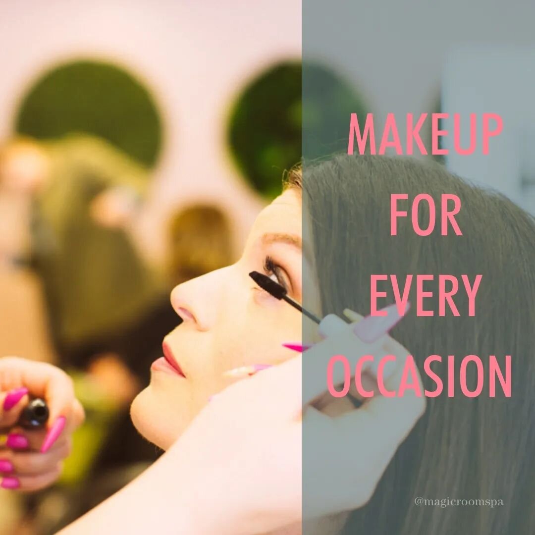 It's that time of the year! Graduation ceremonies, weddings, reunions, and more! 
💄 💅🏻👄
Did you know we offer makeup services and we will also come to you on your big day? 

Visit our website for more details.

🌐 #magicroomspa 
📍 264 Edmonton S