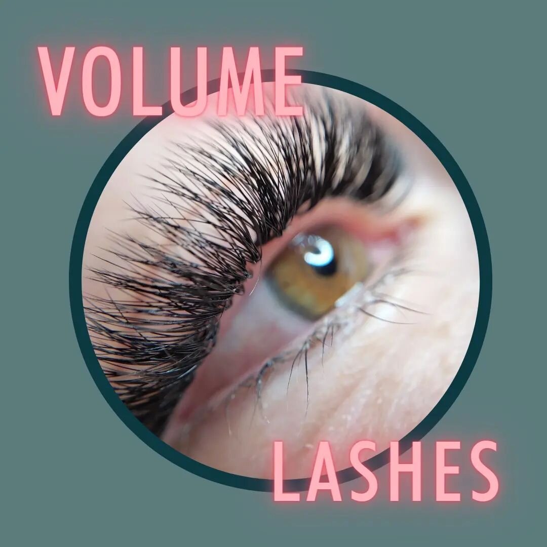 ✨️ Now offering Volume Lash Extensions! 

✔️ Thicker
✔️ Voluminous 
✔️ Longer
✔️ Wake-up and Go! 
✔️ NO Mascara needed
✔️ Customizeable
✔️ Suitable for everybody and every eye shape!

Our amazing technician Lei Ann books up quickly, so hop online to 