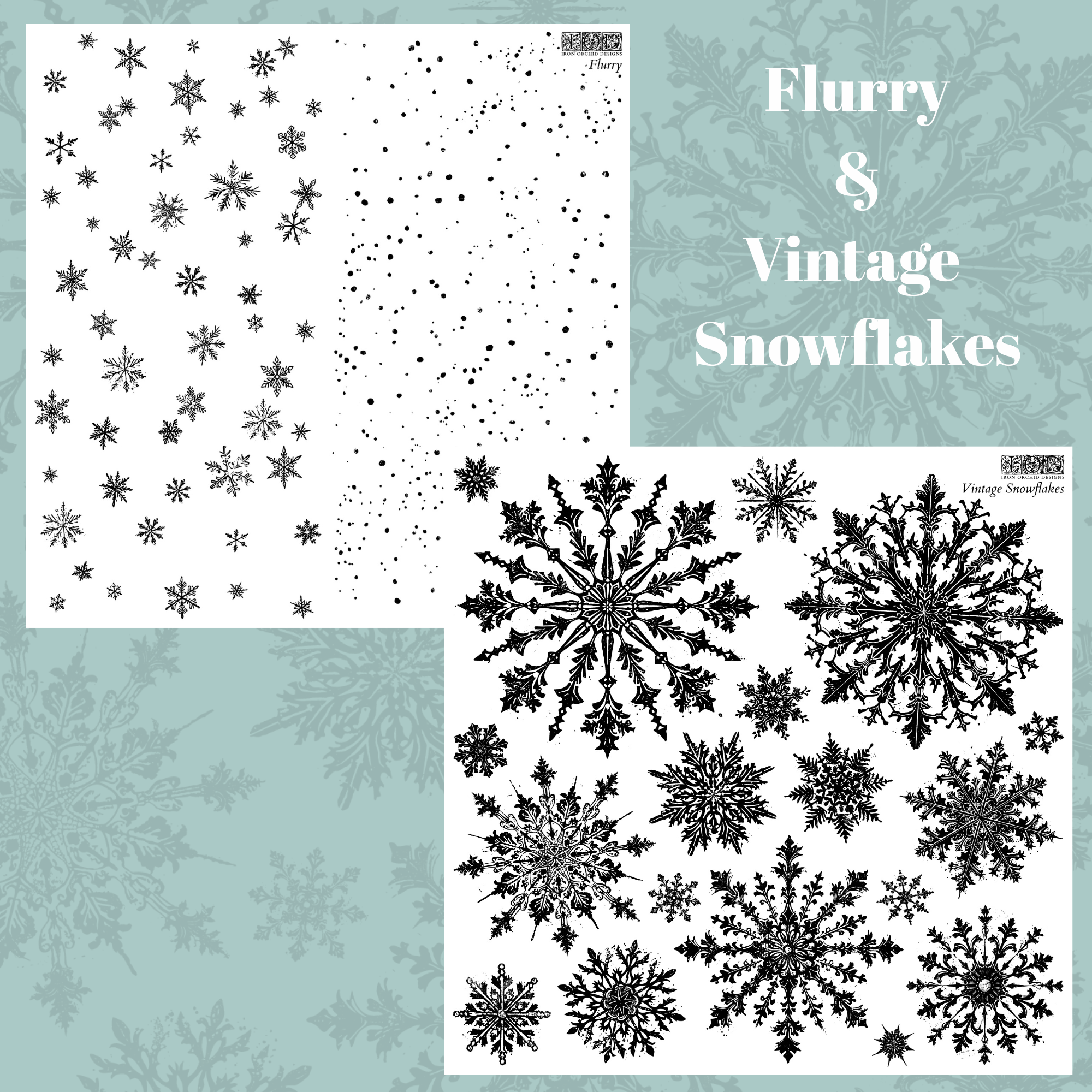 Flurry & Vintage Snowflakes.png