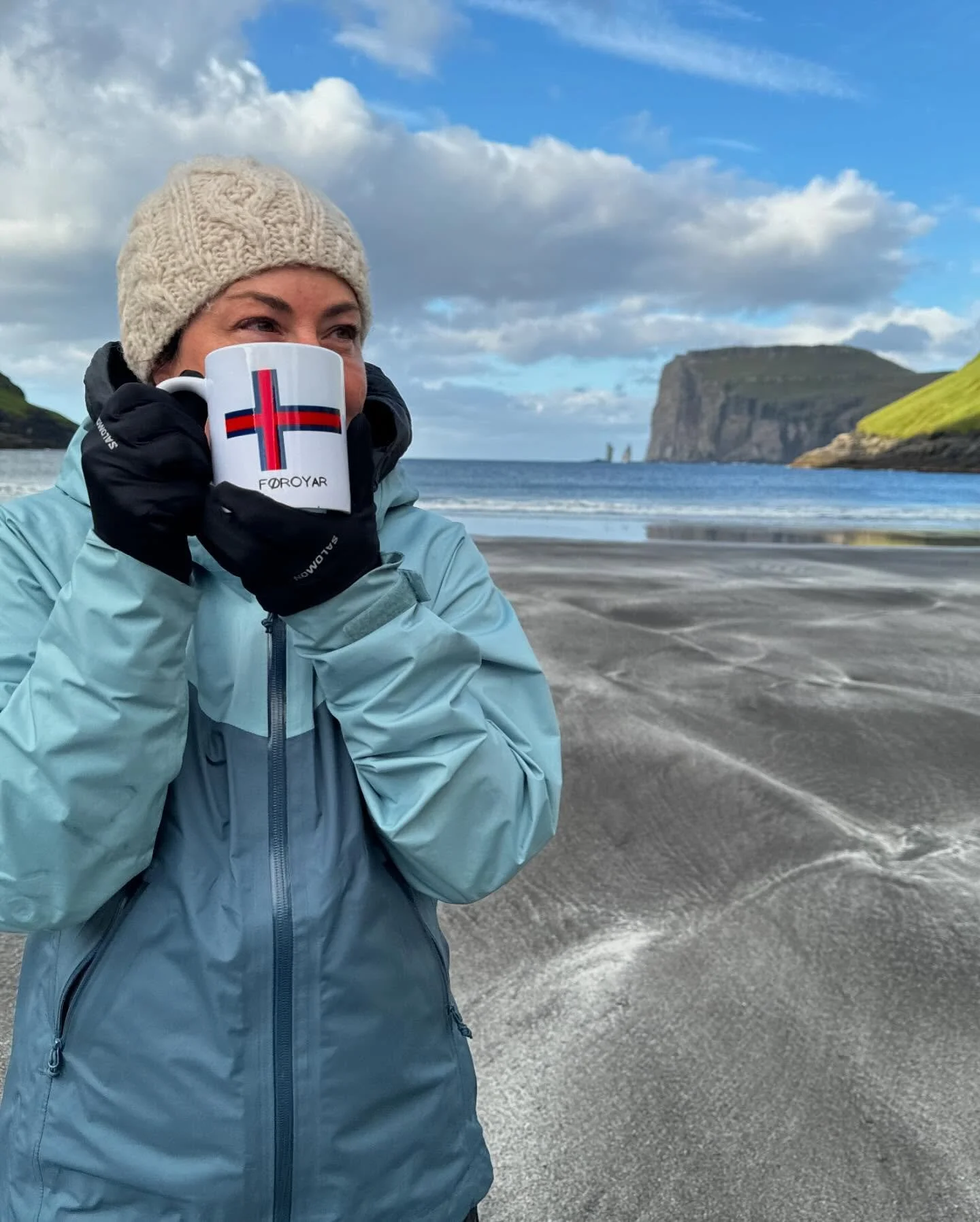 We went to the Faroe Islands hoping to see puffins. Sadly, the North Atlantic weather did not cooperate. However, the clouds parted from time to time for a few stunning photo opportunities. We&rsquo;ll try again next year! 🌈 #faroeislands #torshavn 