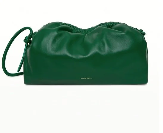 Mansur Green Handbag