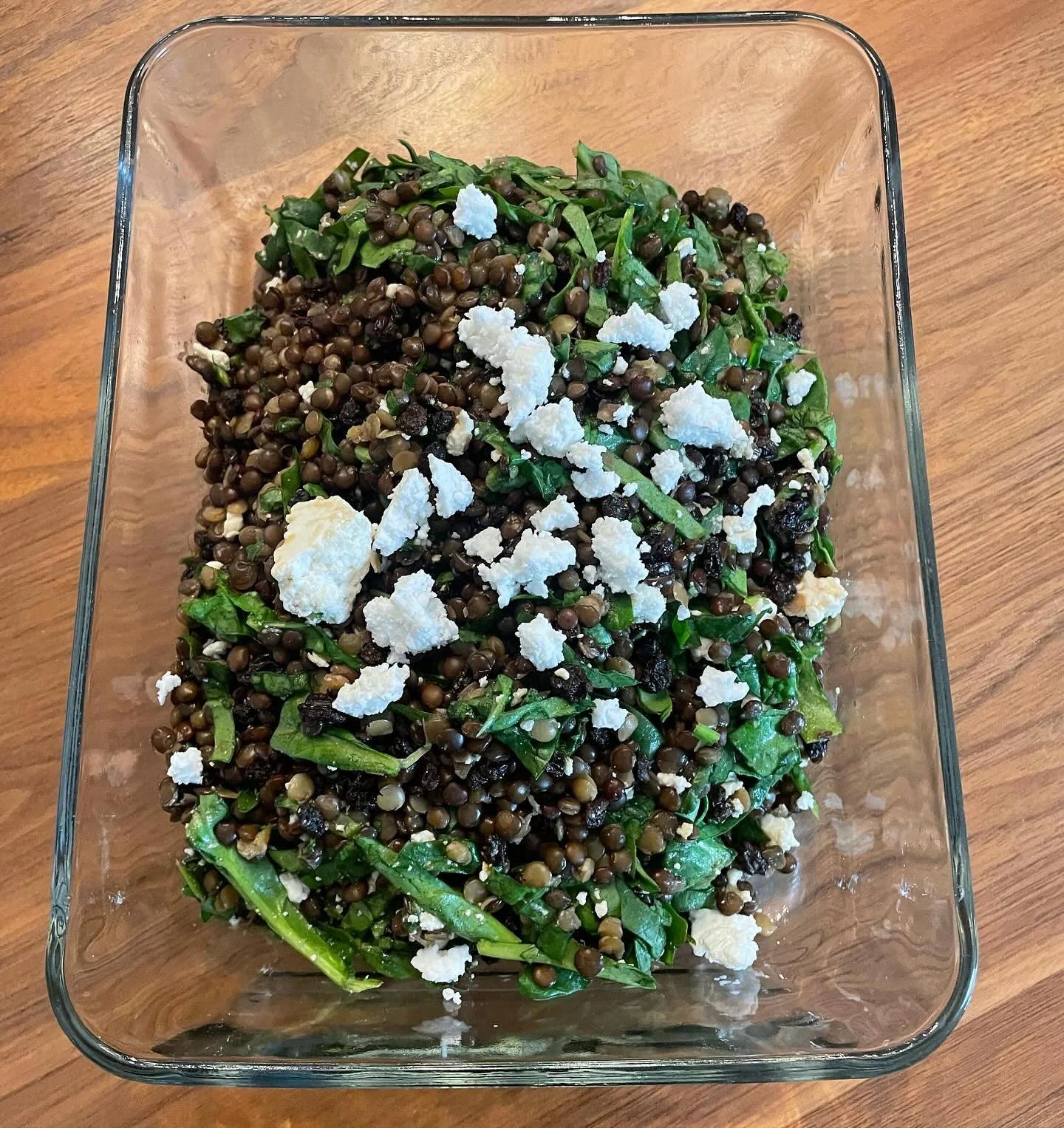 Protein packed maple Dijon French lentils with spinach and feta

#spinachandfeta #fetaandspinach #lentils #blacklentils #frenchlentils #puylentils #chefswithoutrestaurants