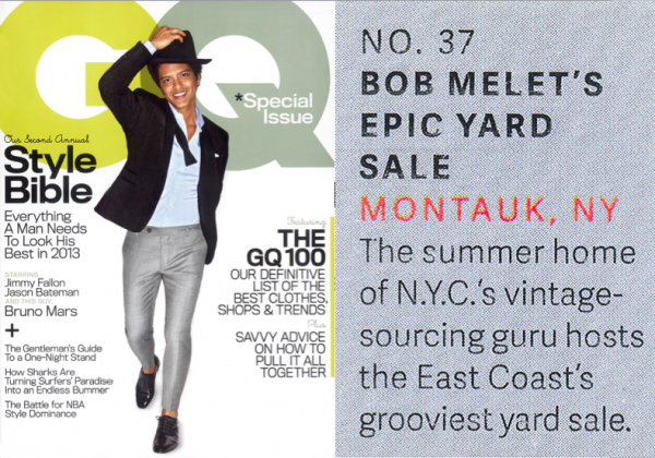 As seen in GQ's April 2014 Top 40 things to do in the summer in New York.
