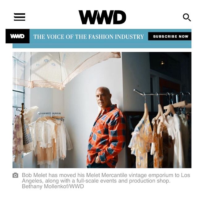 Thank you @boothmoore for including us in this great story in @wwd. ✌️. Link in bio for full article.