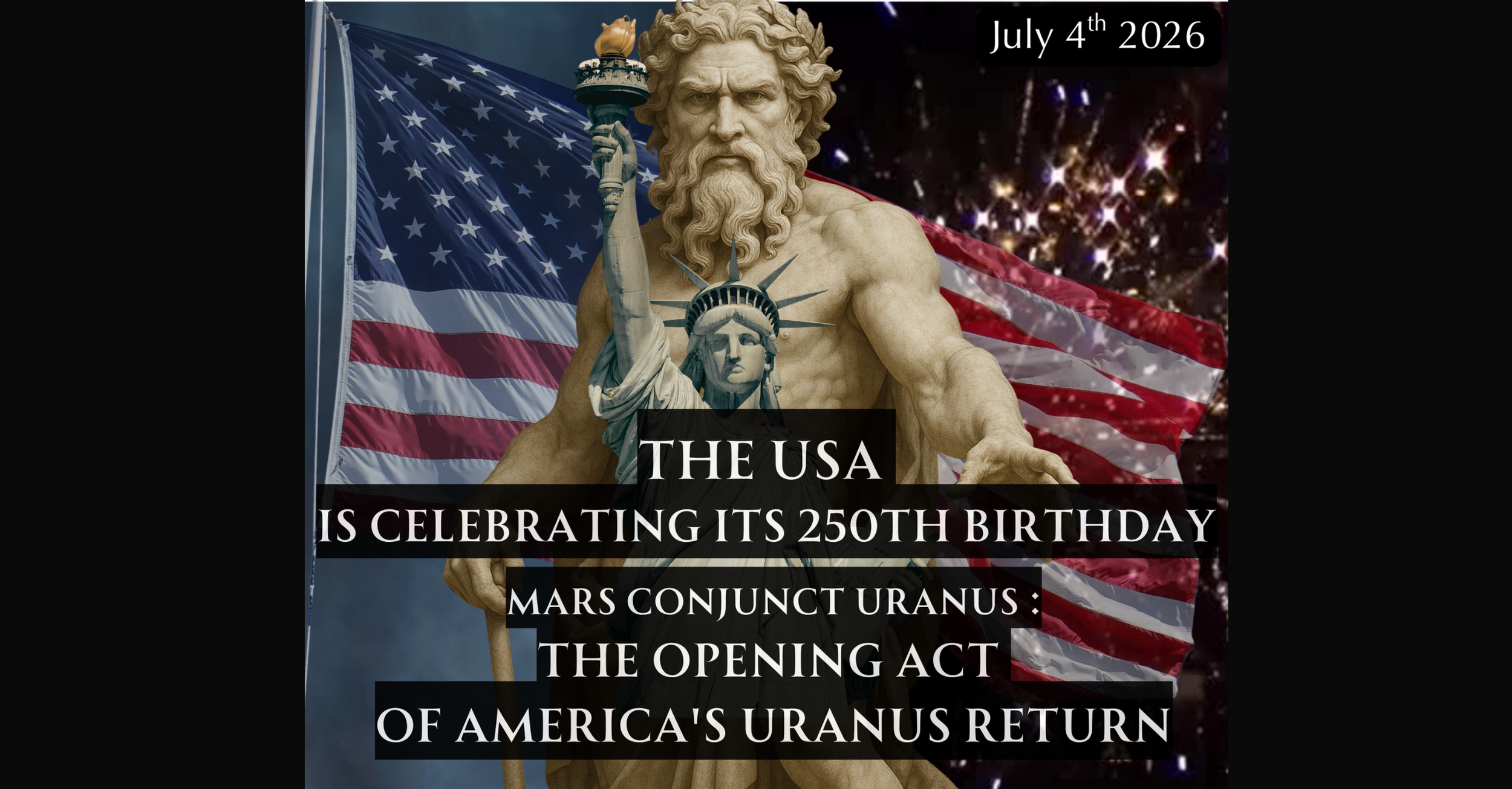Mars Conjunct Uranus on July 4th : The opening act of America's Uranus Return